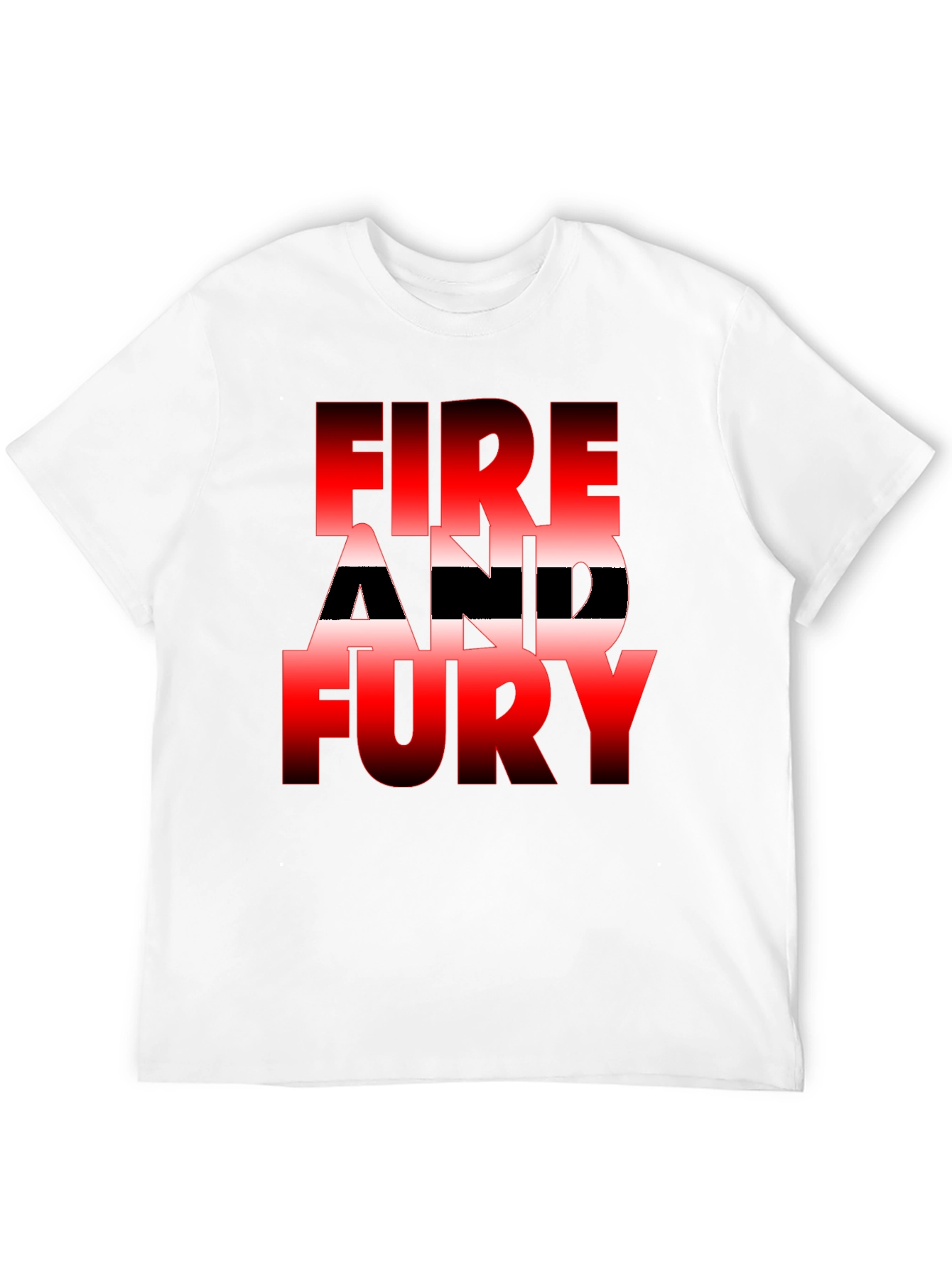 Fire and Fury Graphic Tee - Bold Statement Shirt