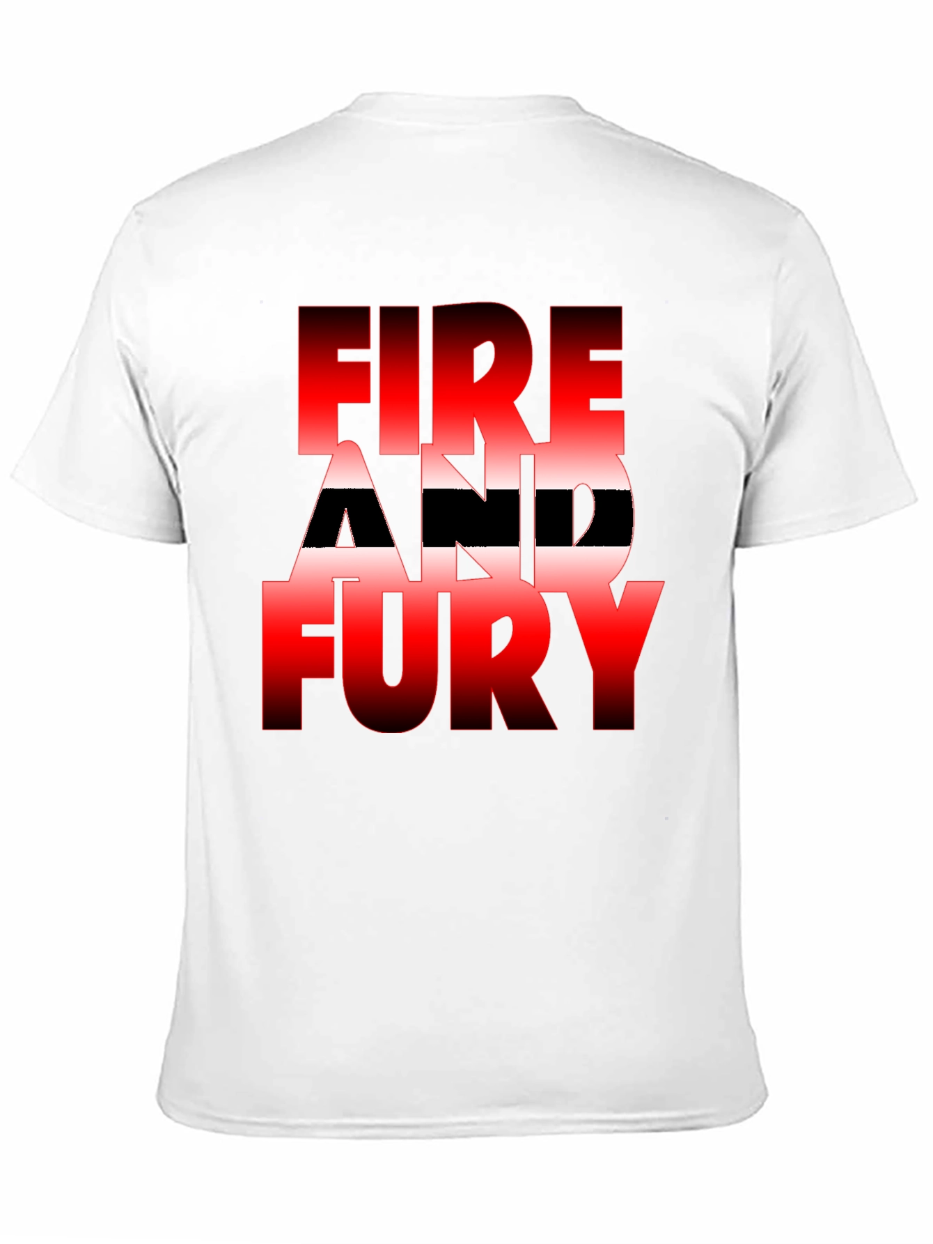 Fire and Fury Graphic Tee - Bold Statement Shirt