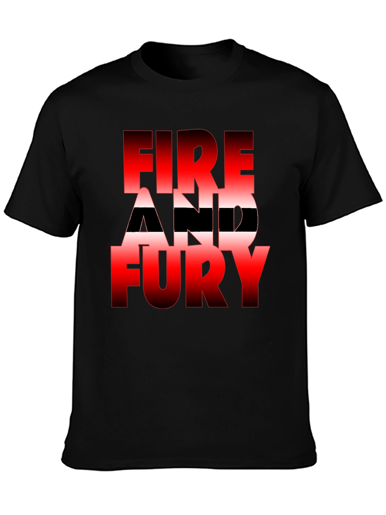 Fire and Fury Graphic Tee - Bold Statement Shirt