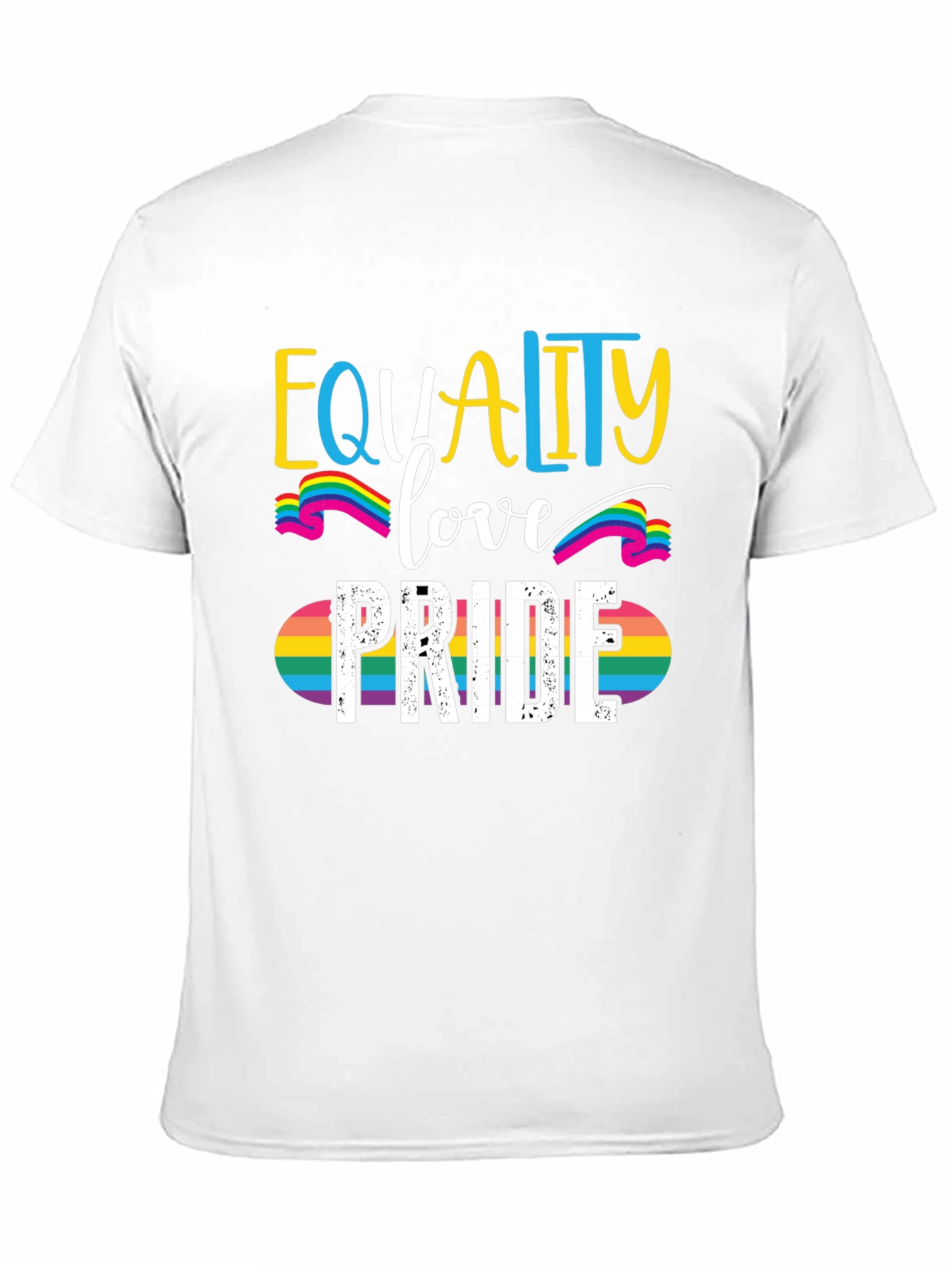 Equality Love Pride T-Shirt LGBT Rainbow