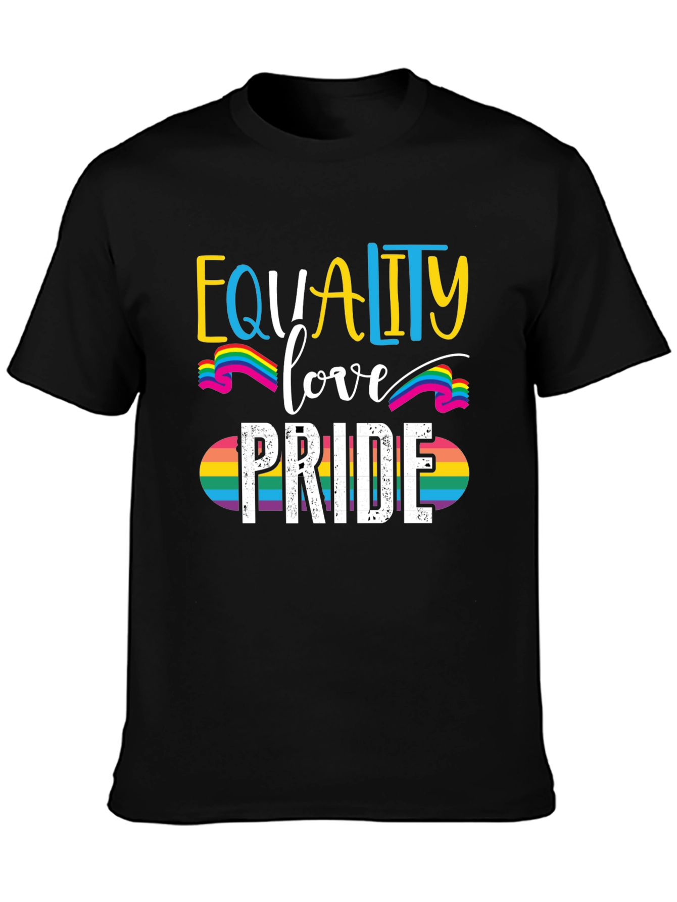 Equality Love Pride T-Shirt LGBT Rainbow