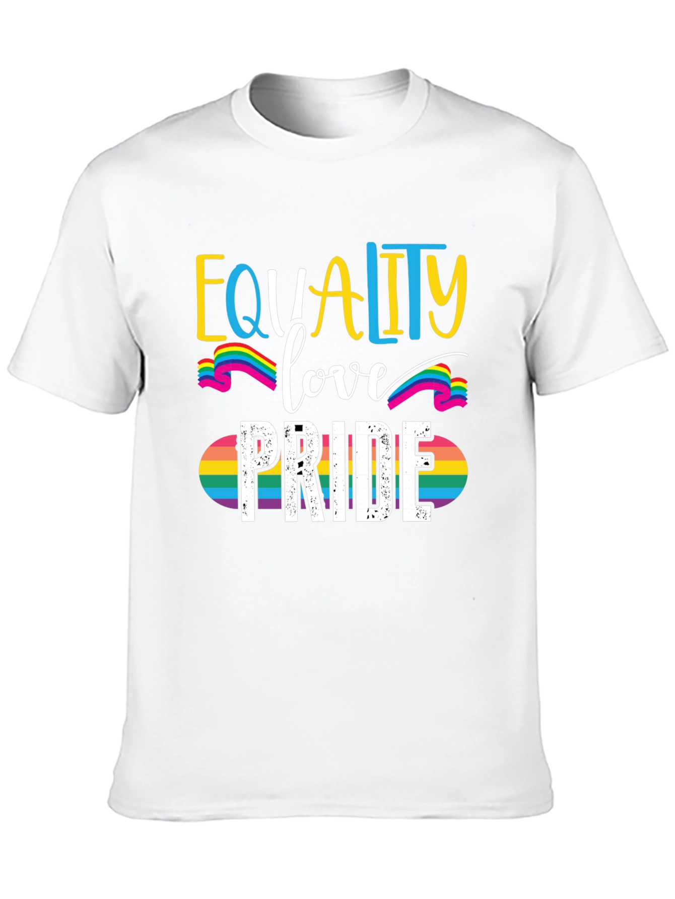Equality Love Pride T-Shirt LGBT Rainbow