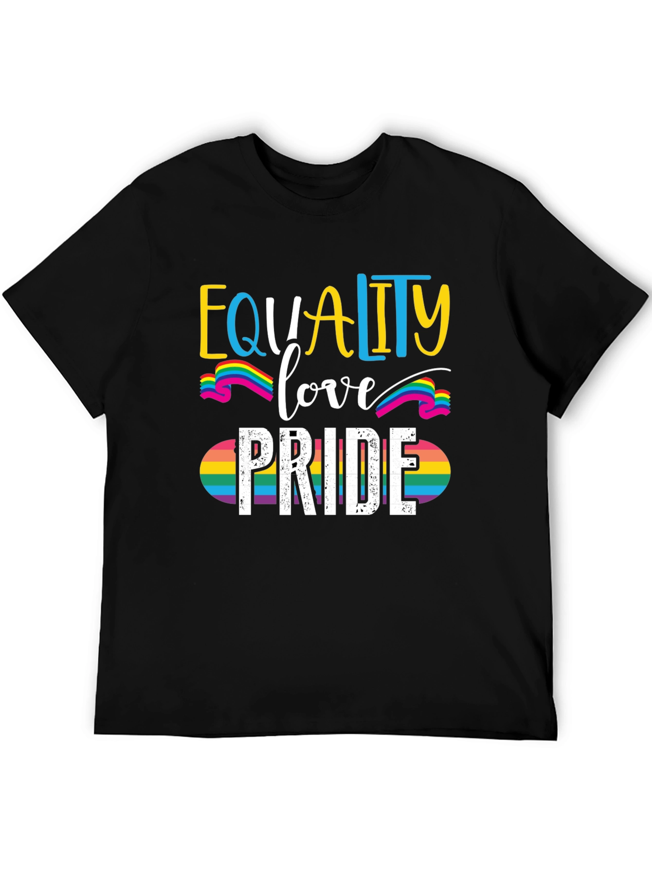 Equality Love Pride T-Shirt LGBT Rainbow