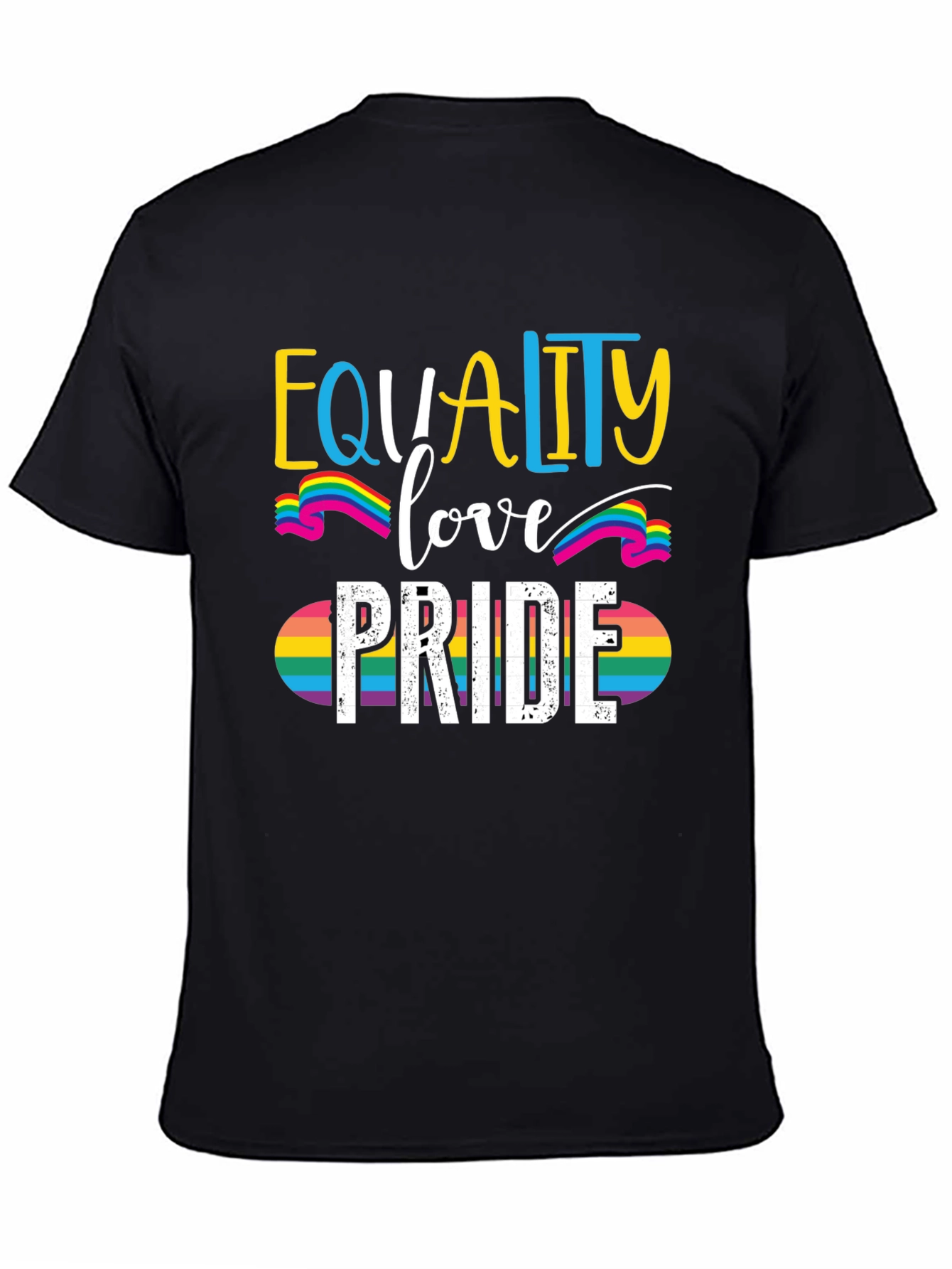 Equality Love Pride T-Shirt LGBT Rainbow
