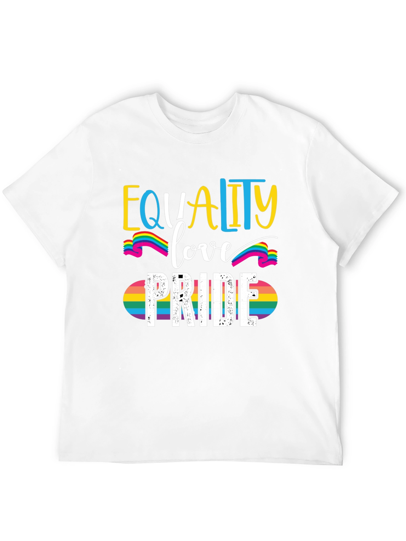 Equality Love Pride T-Shirt LGBT Rainbow