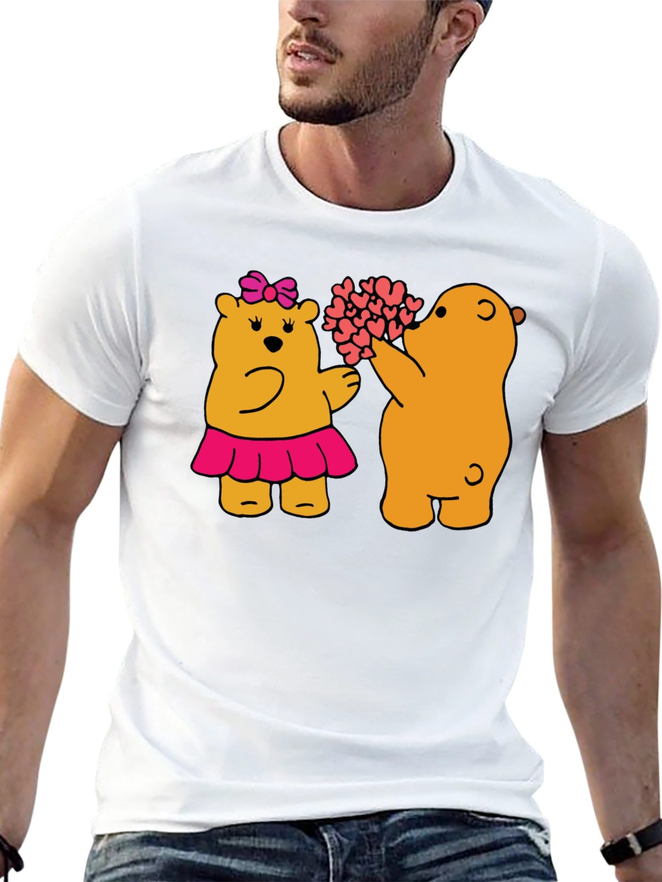 Bear Hugs T-Shirt - Black