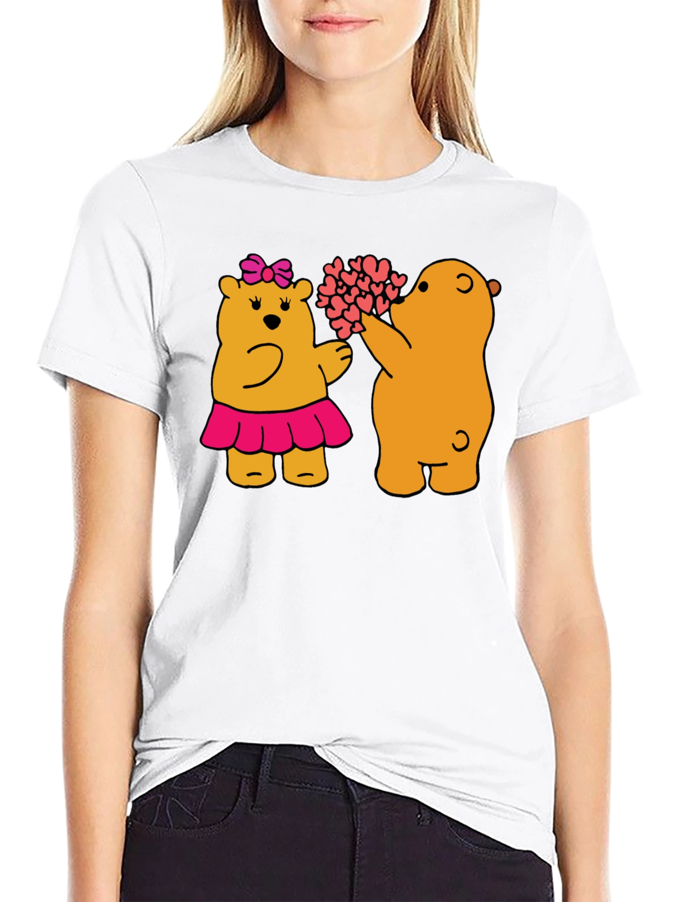 Bear Hugs T-Shirt - Black