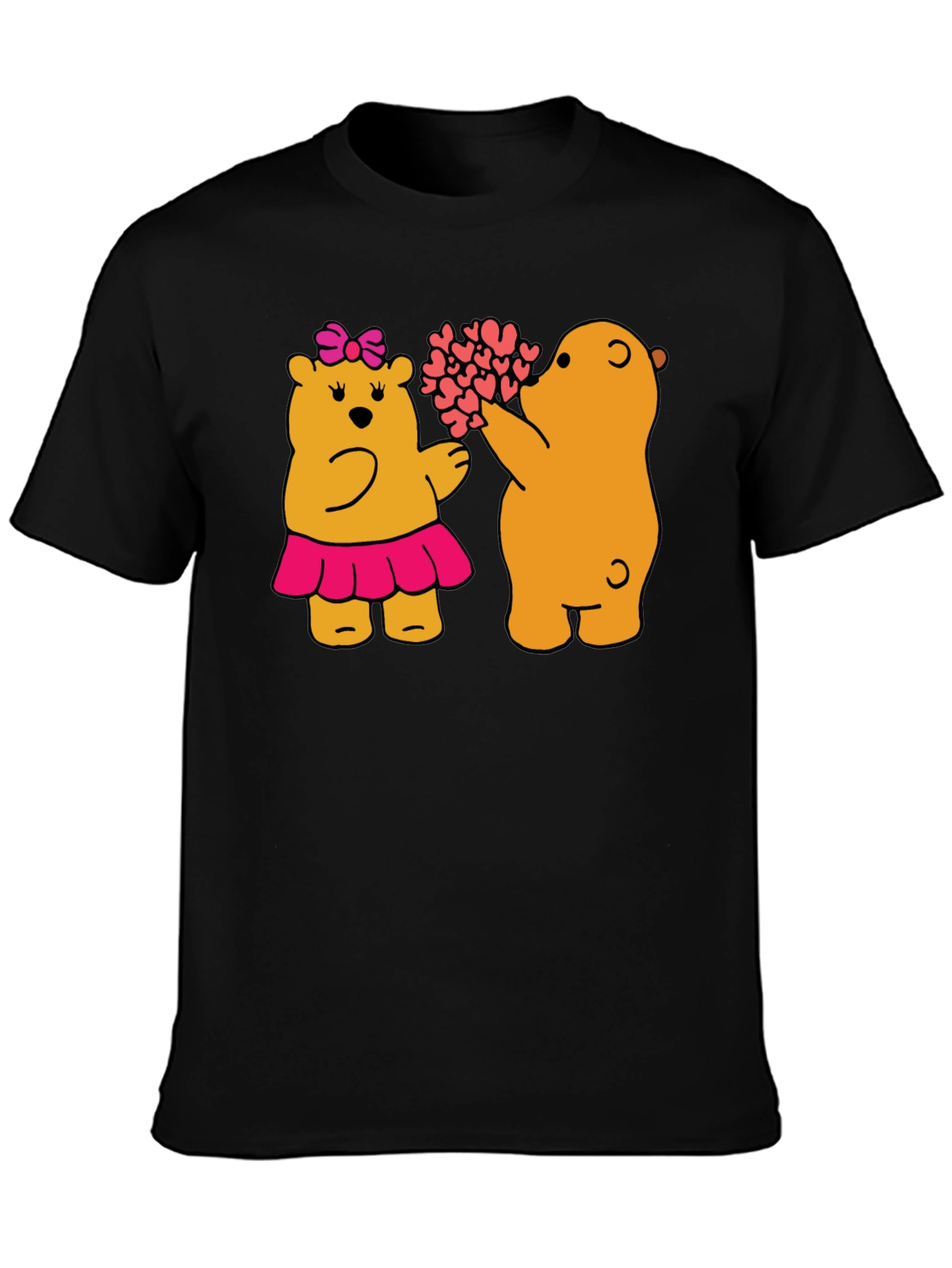 Bear Hugs T-Shirt - Black