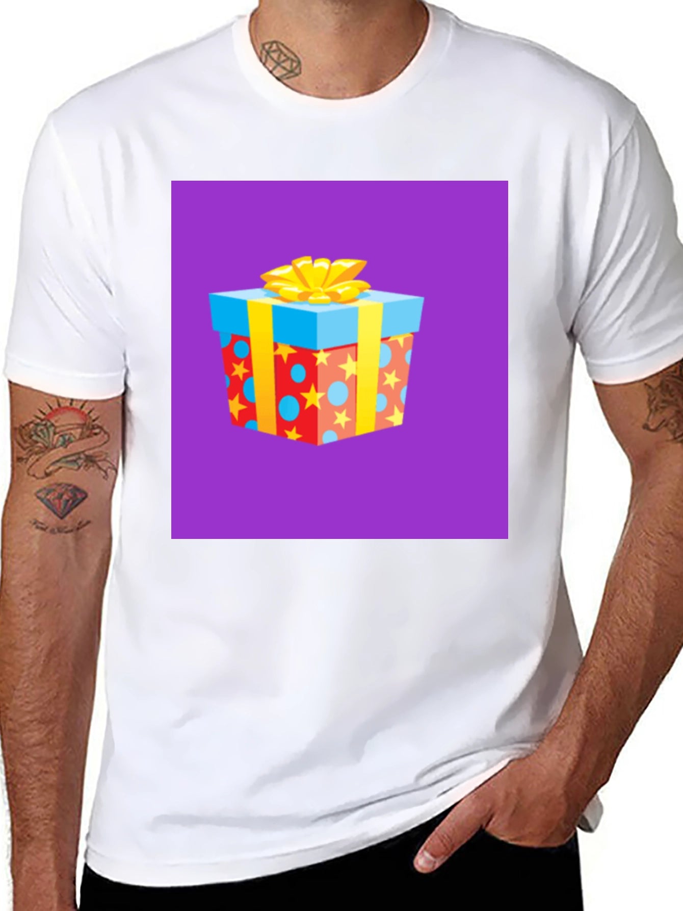 Festive Gift Box Graphic Tee
