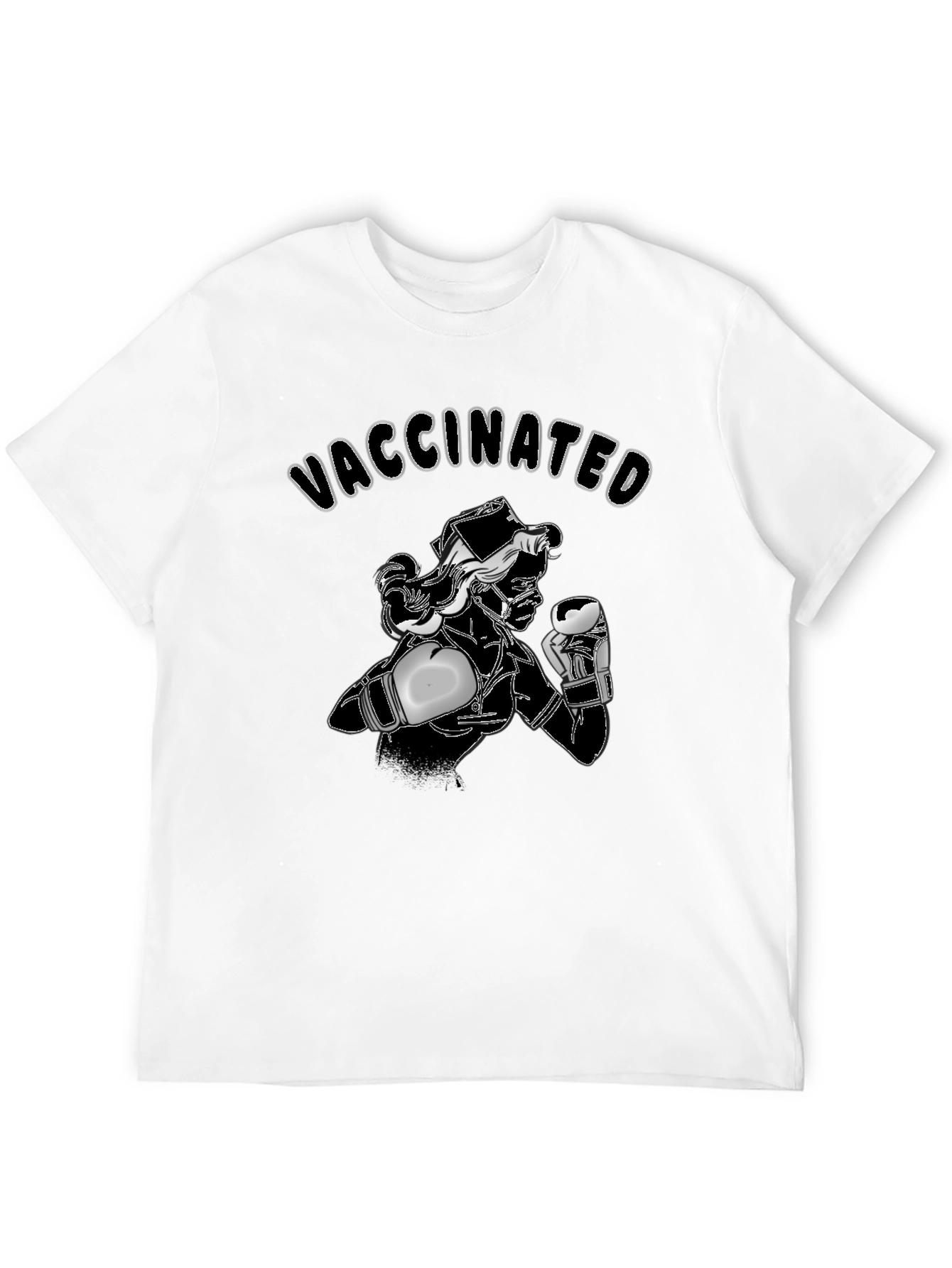 Vaccinated Nurse Boxing T-Shirt