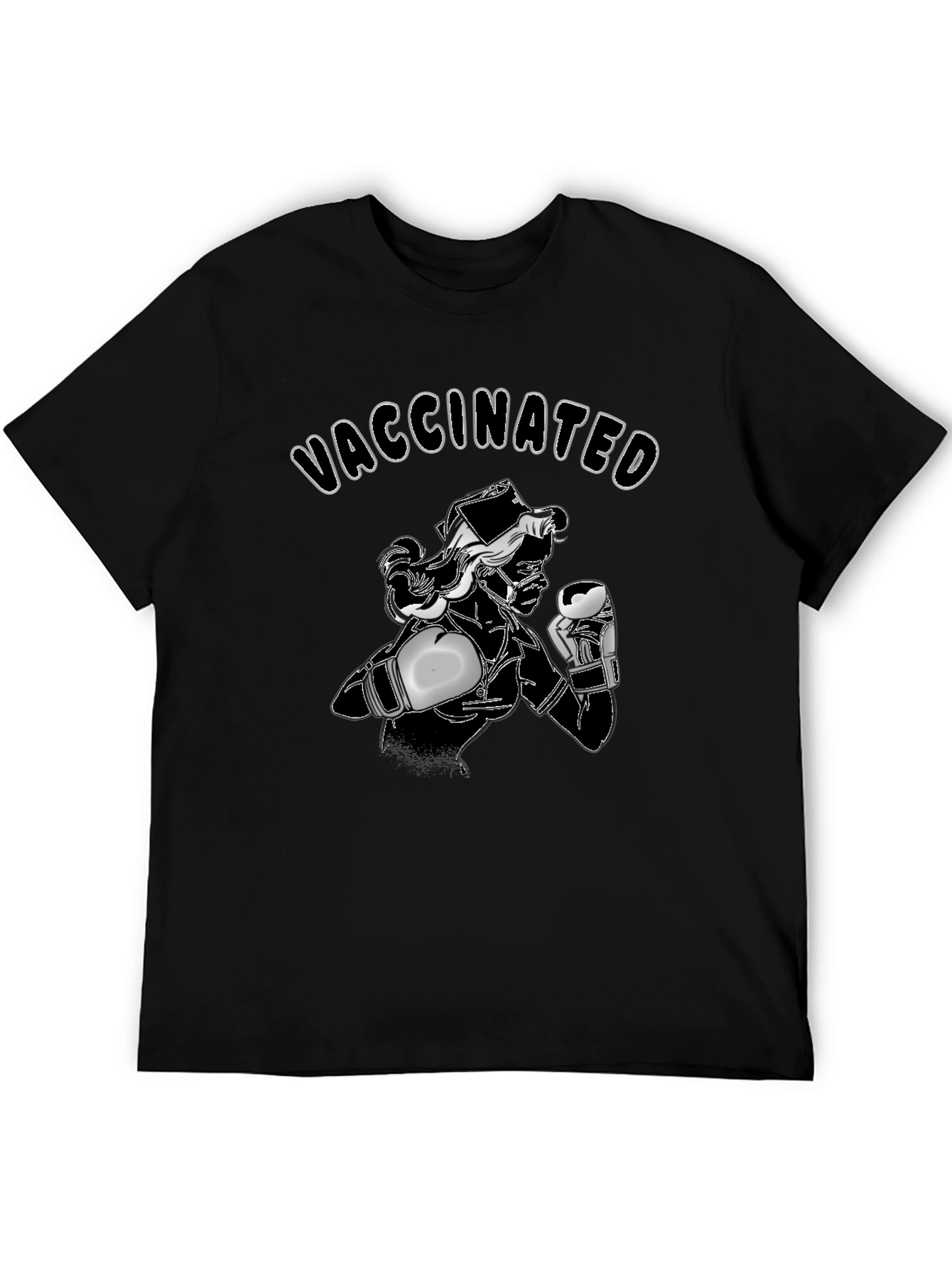 Vaccinated Nurse Boxing T-Shirt
