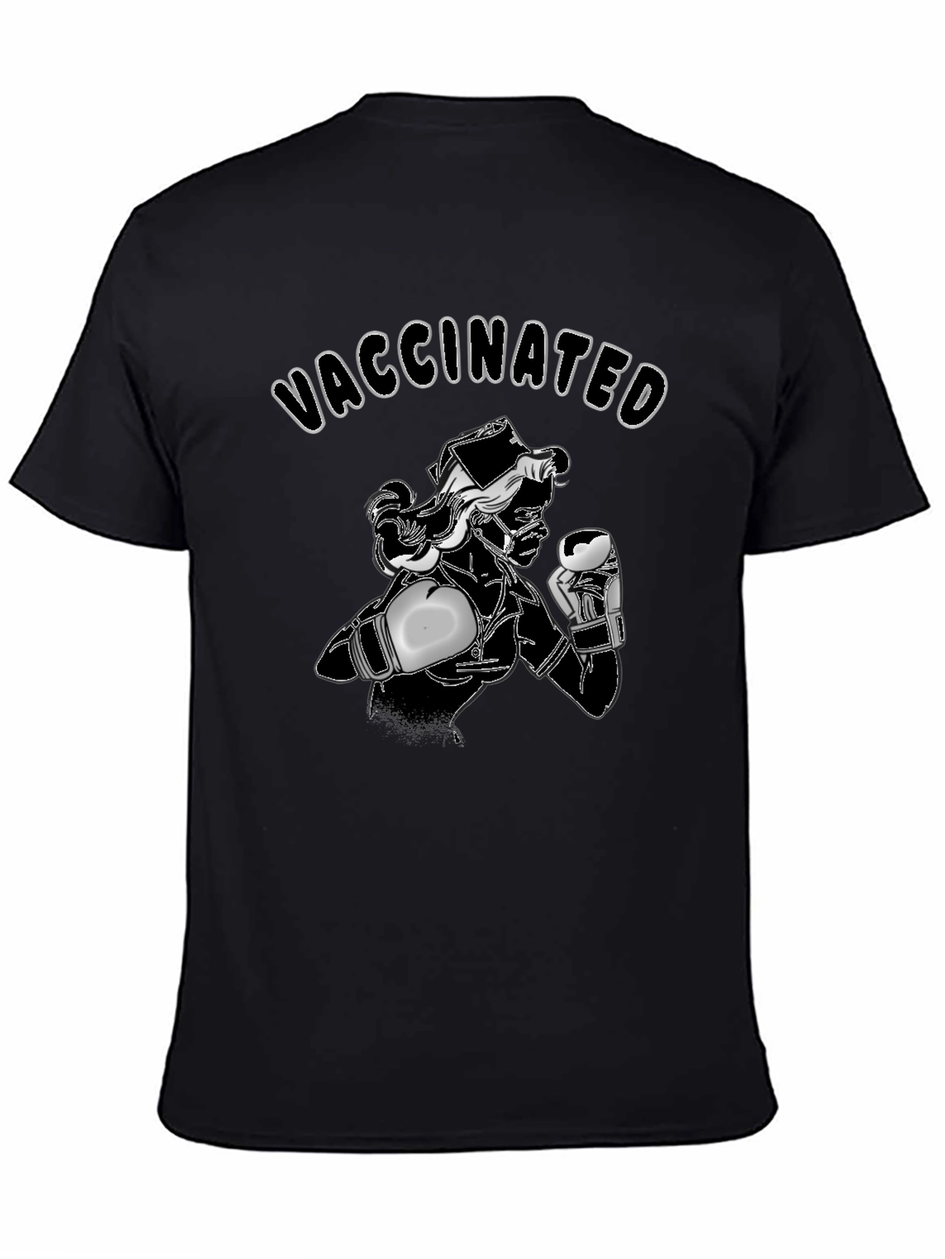 Vaccinated Nurse Boxing T-Shirt