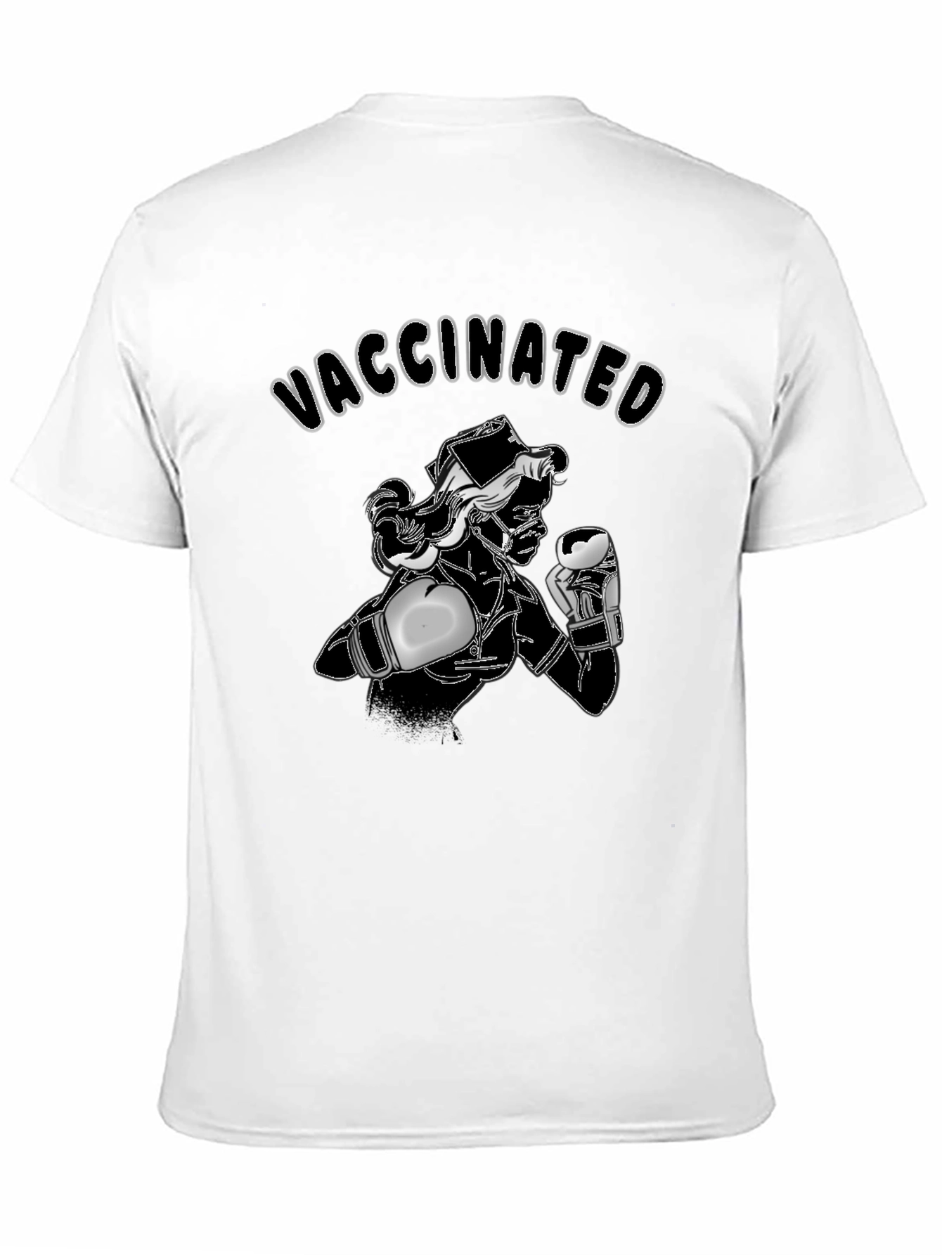 Vaccinated Nurse Boxing T-Shirt