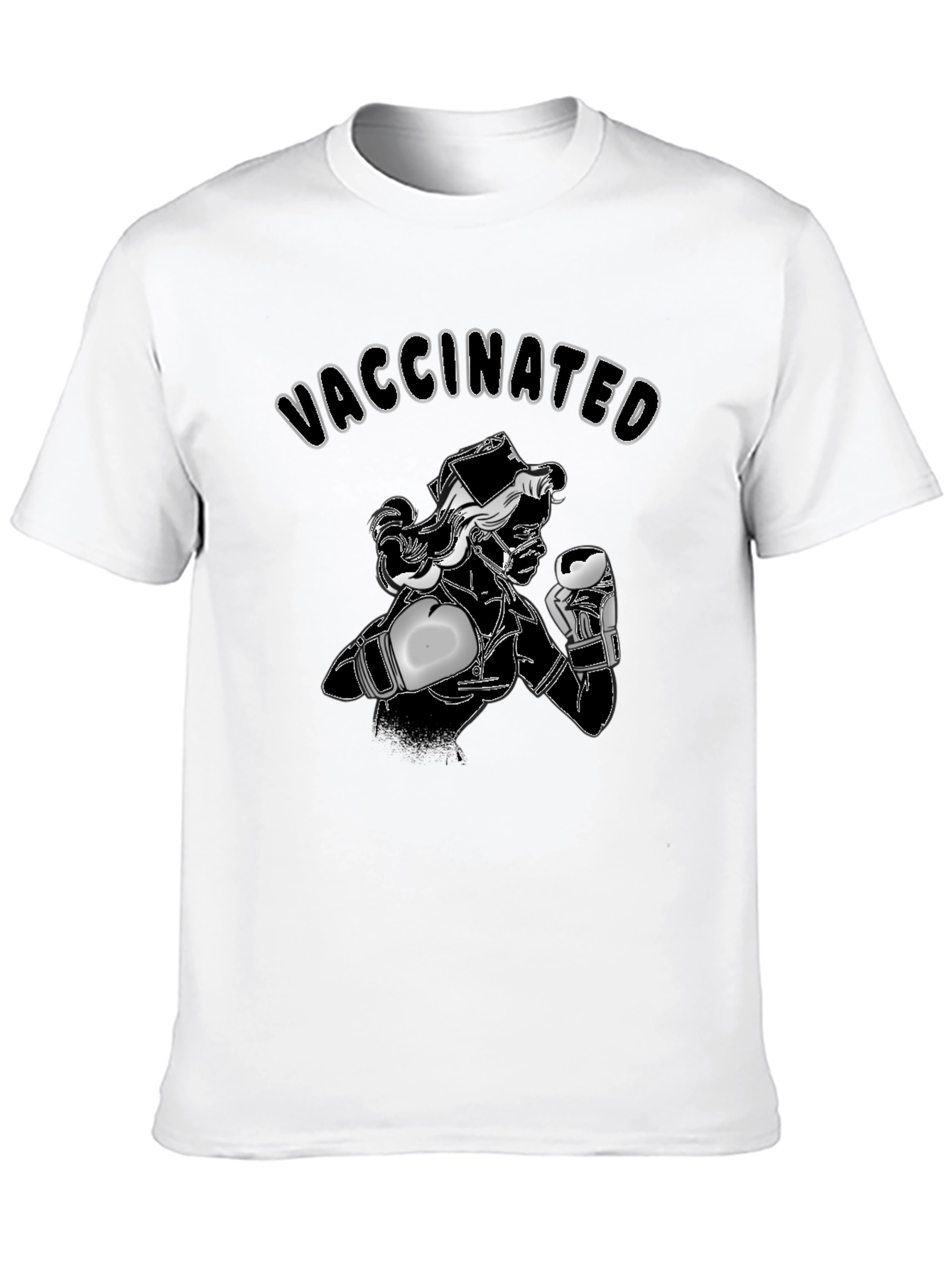 Vaccinated Nurse Boxing T-Shirt