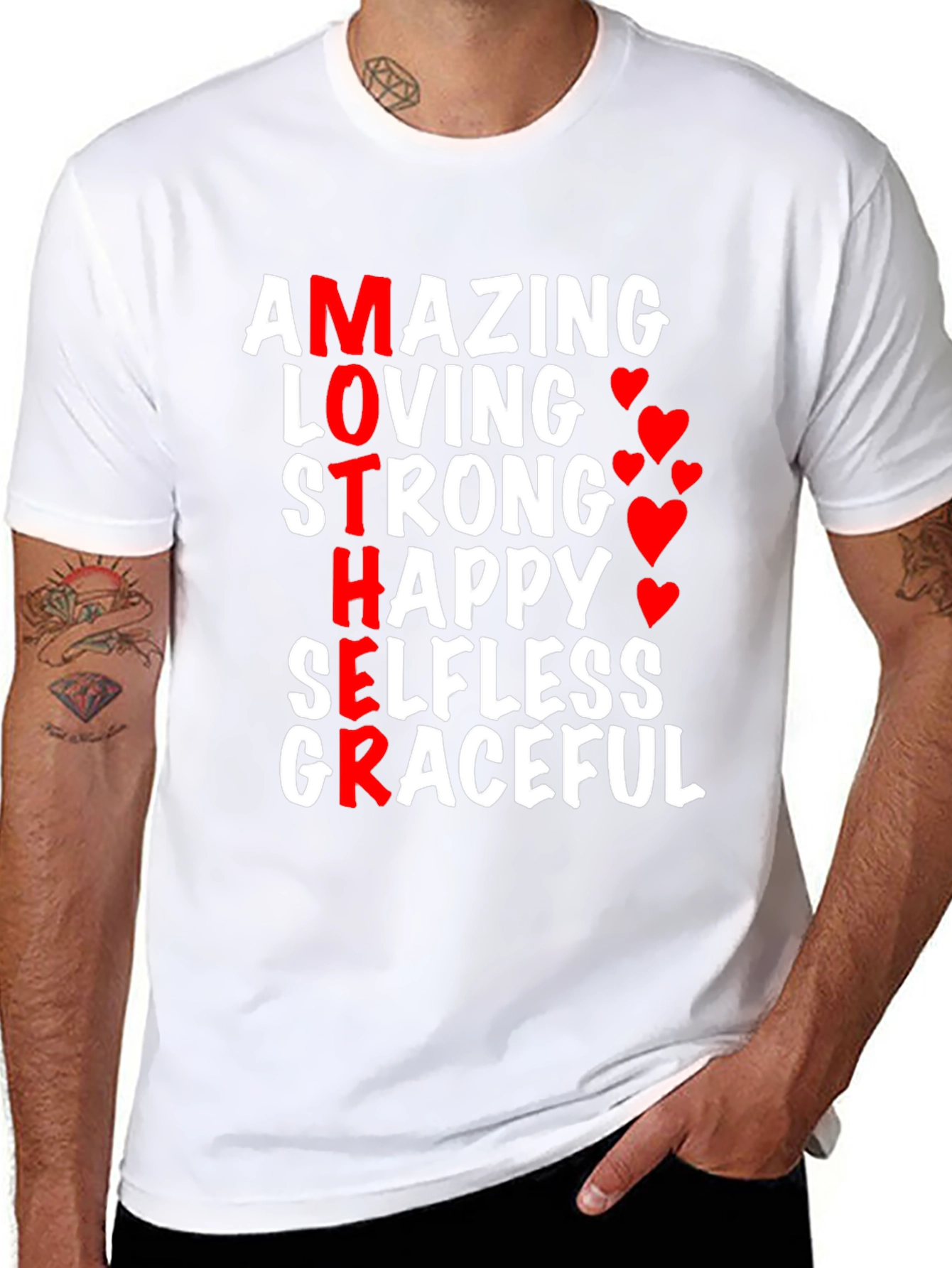 Amazing Mother Graphic T-Shirt - Black