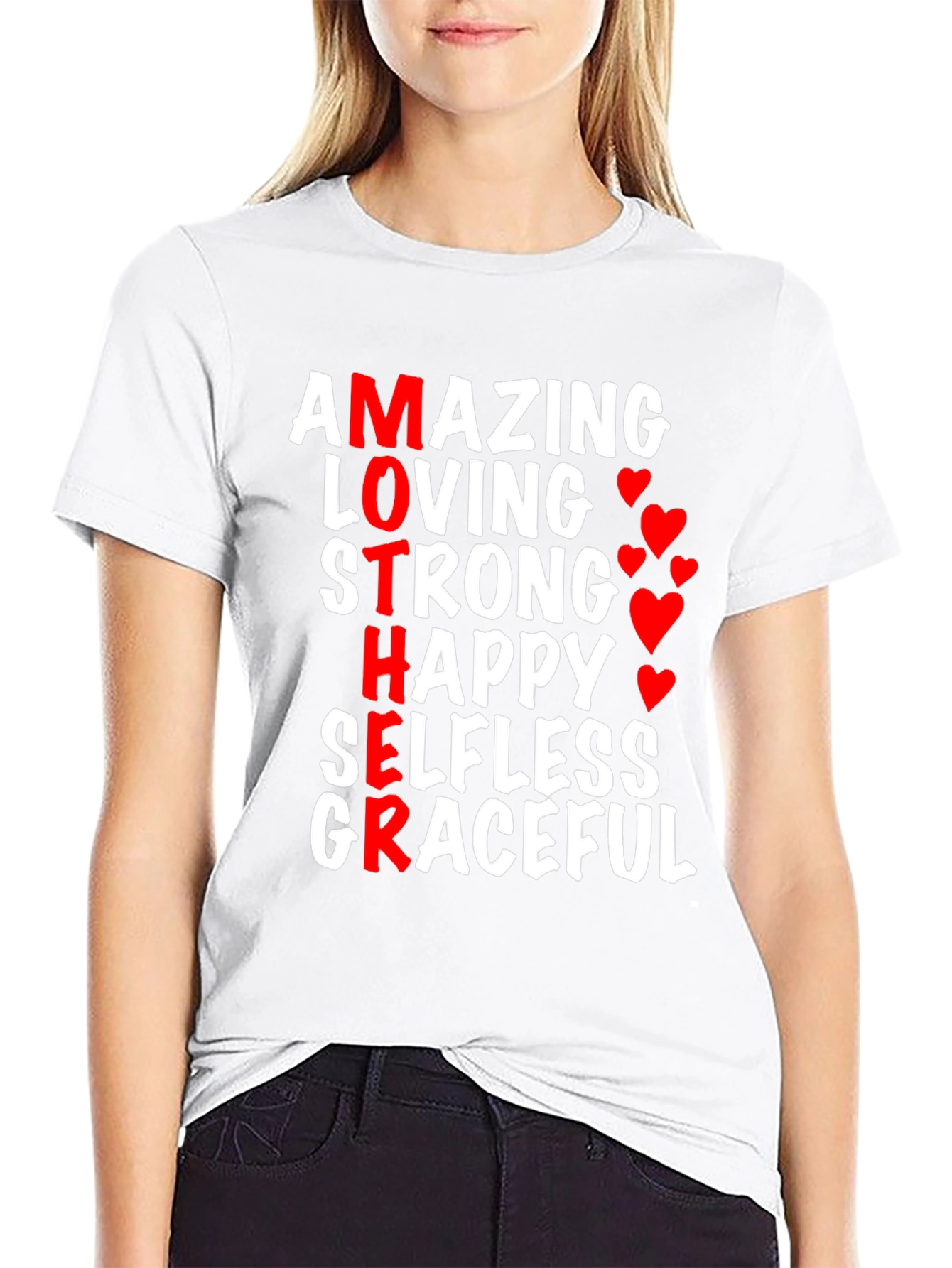 Amazing Mother Graphic T-Shirt - Black