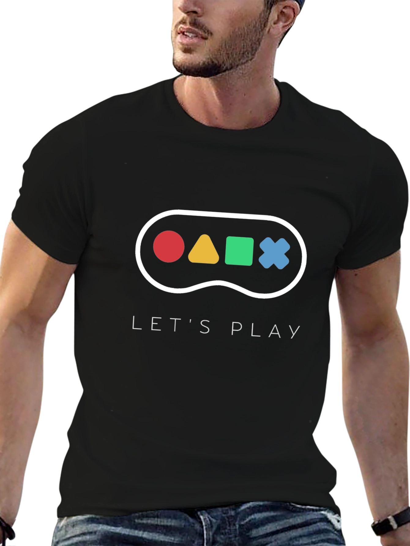 Lets Play Gaming Controller T-Shirt