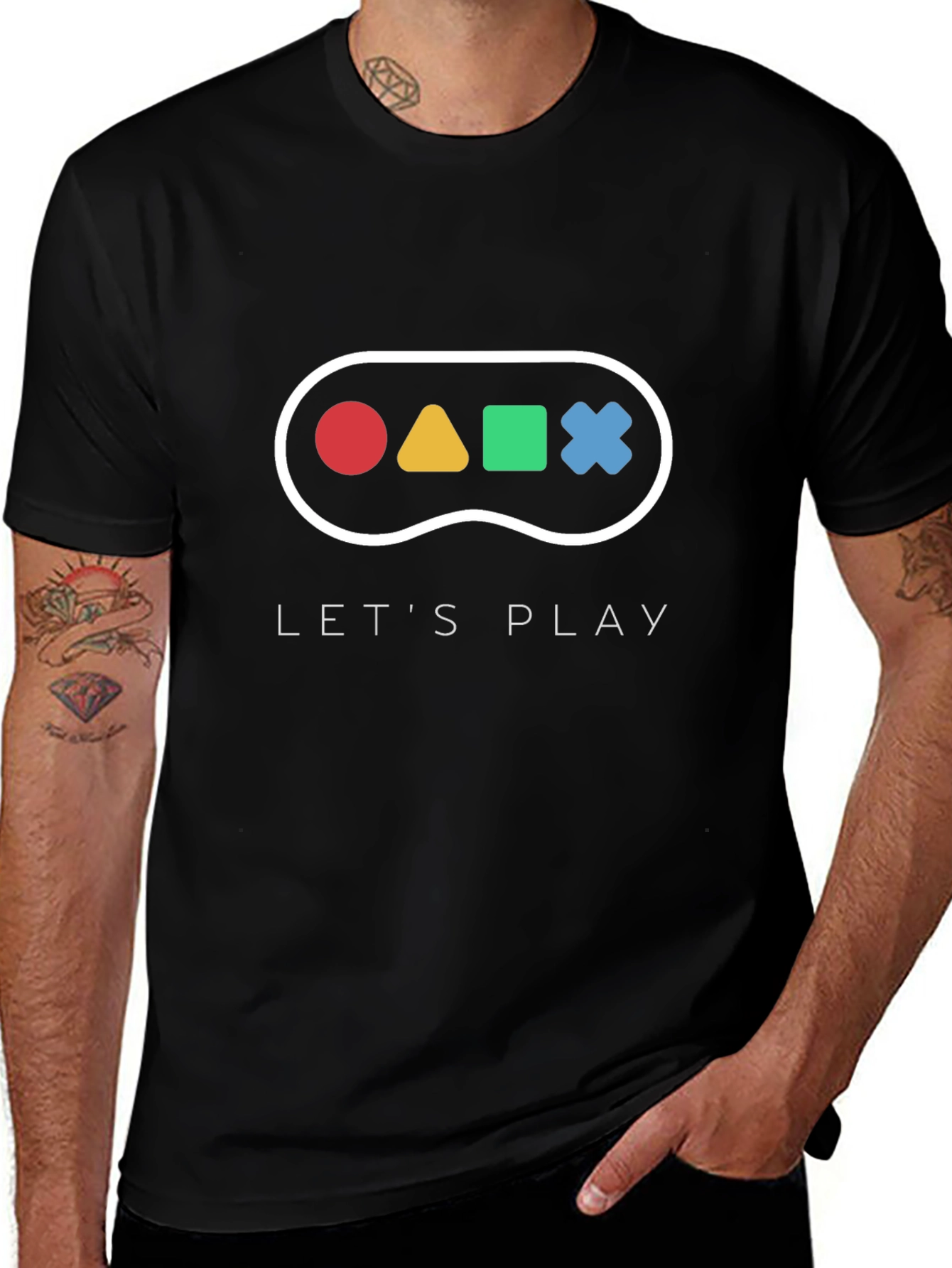 Lets Play Gaming Controller T-Shirt
