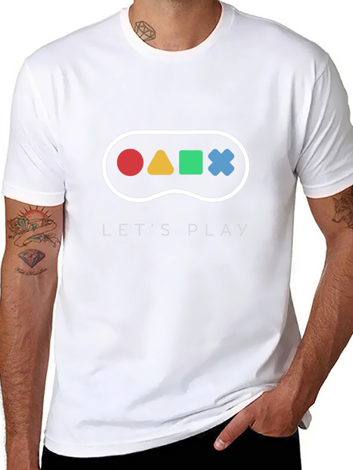 Lets Play Gaming Controller T-Shirt