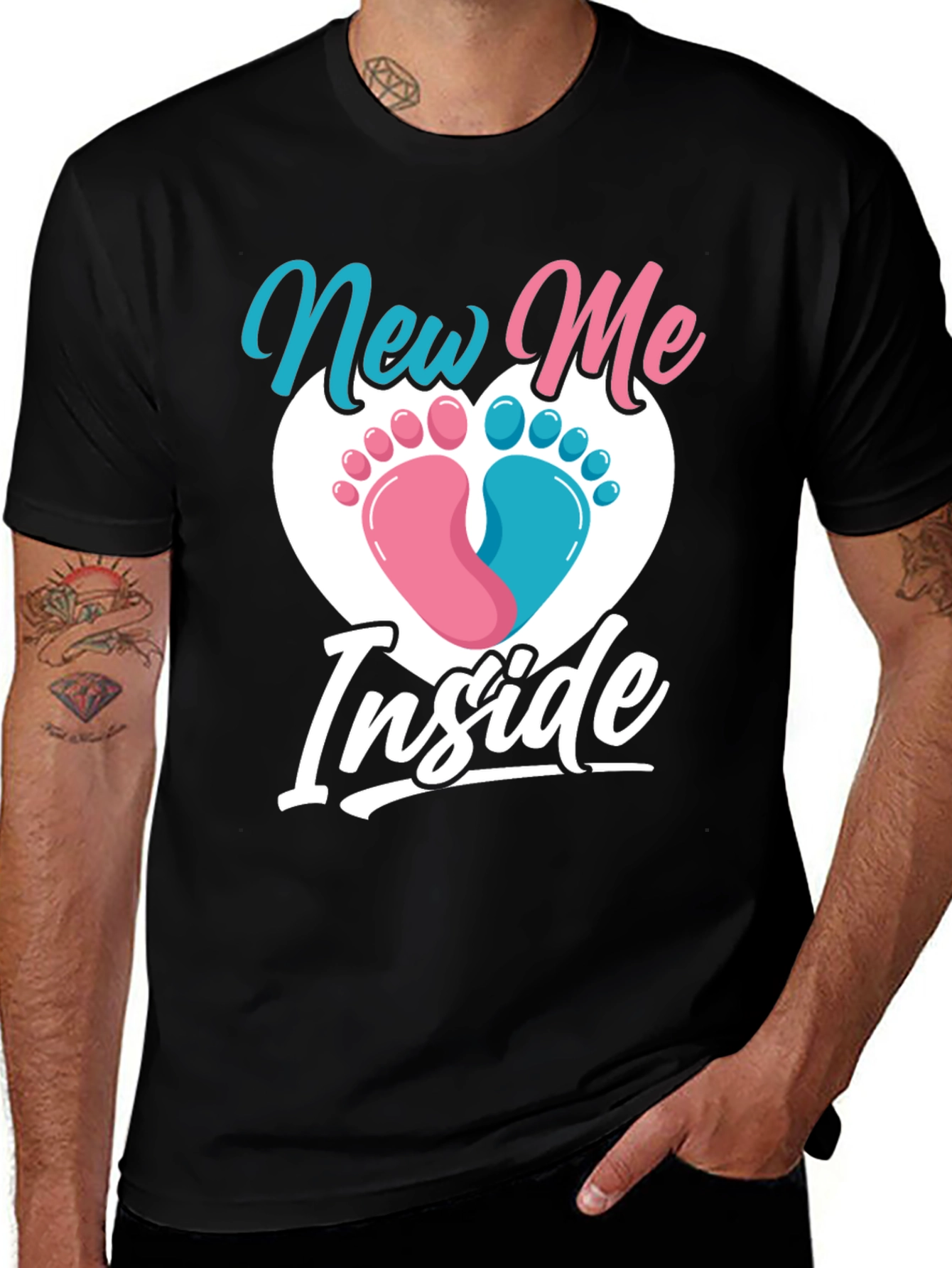 New Me Inside Gender Reveal T-Shirt