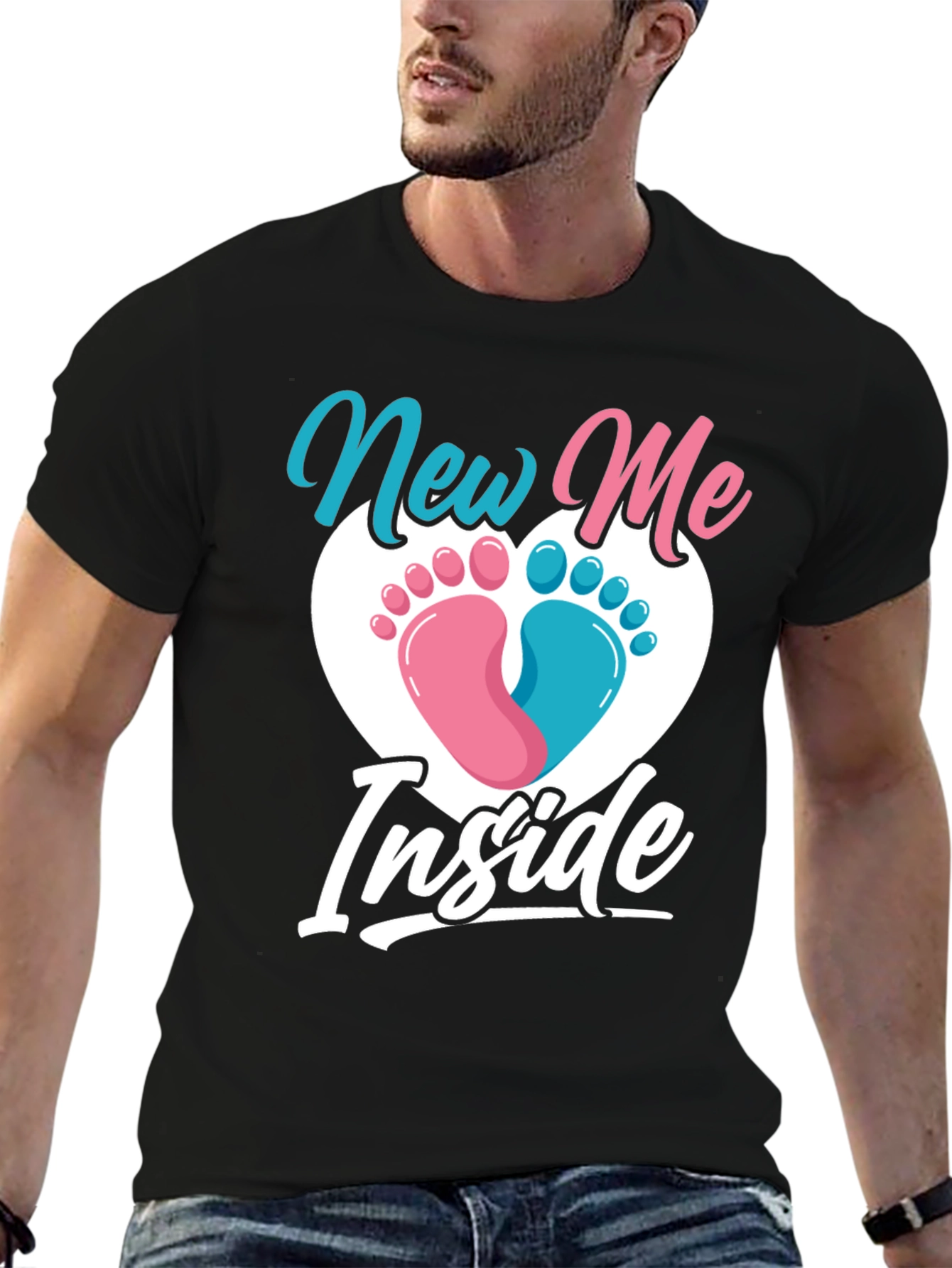 New Me Inside Gender Reveal T-Shirt