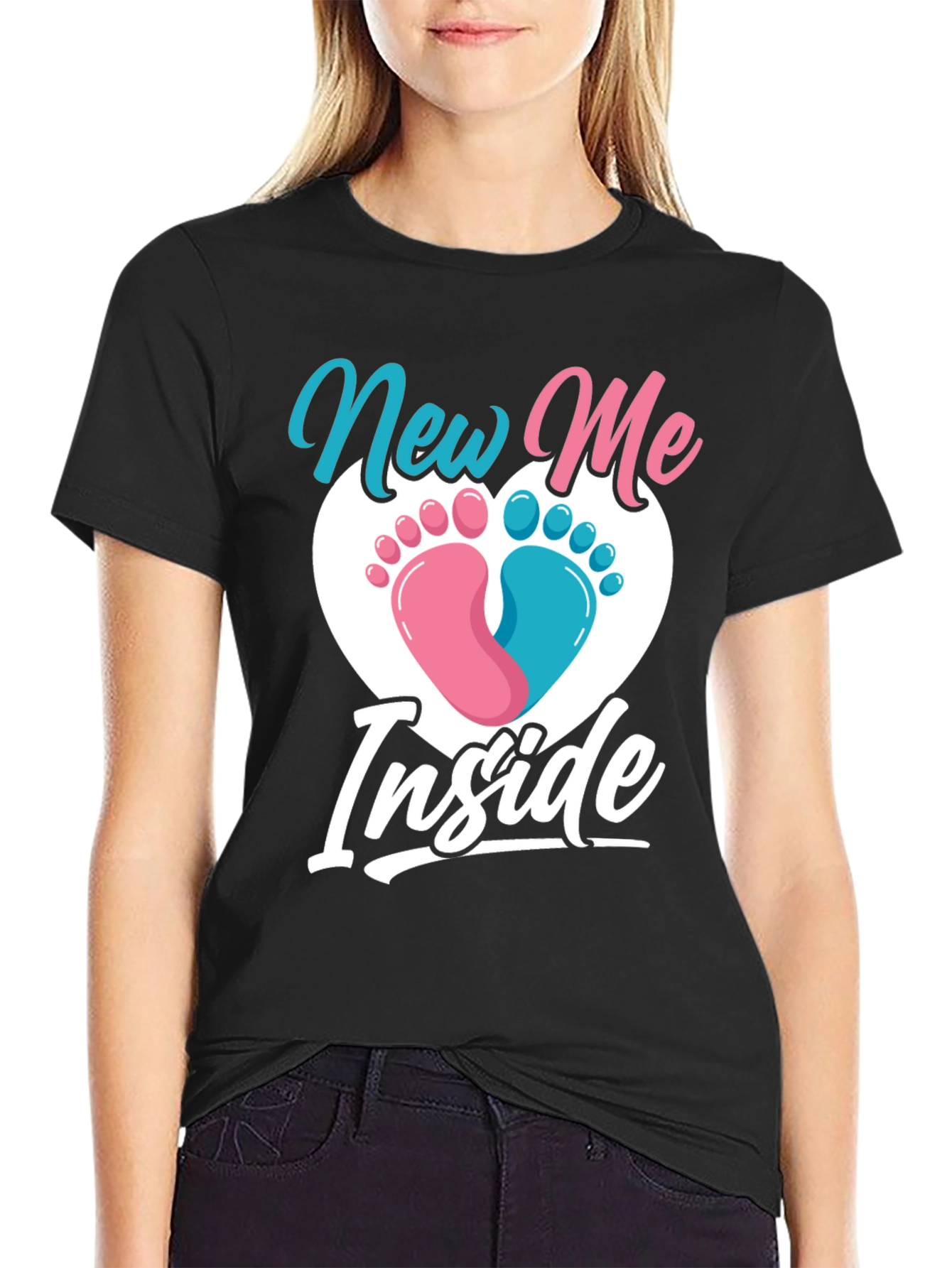 New Me Inside Gender Reveal T-Shirt