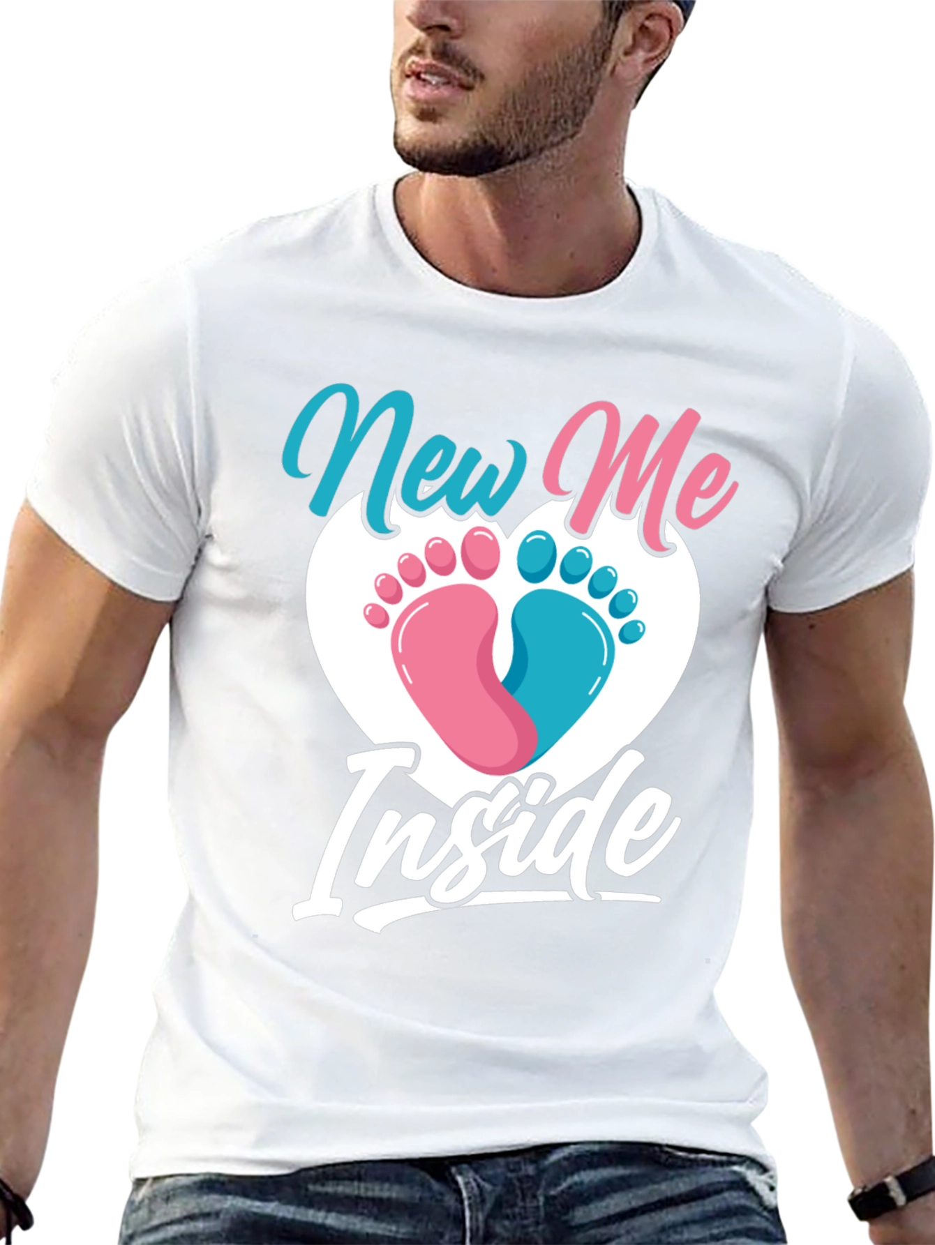 New Me Inside Gender Reveal T-Shirt