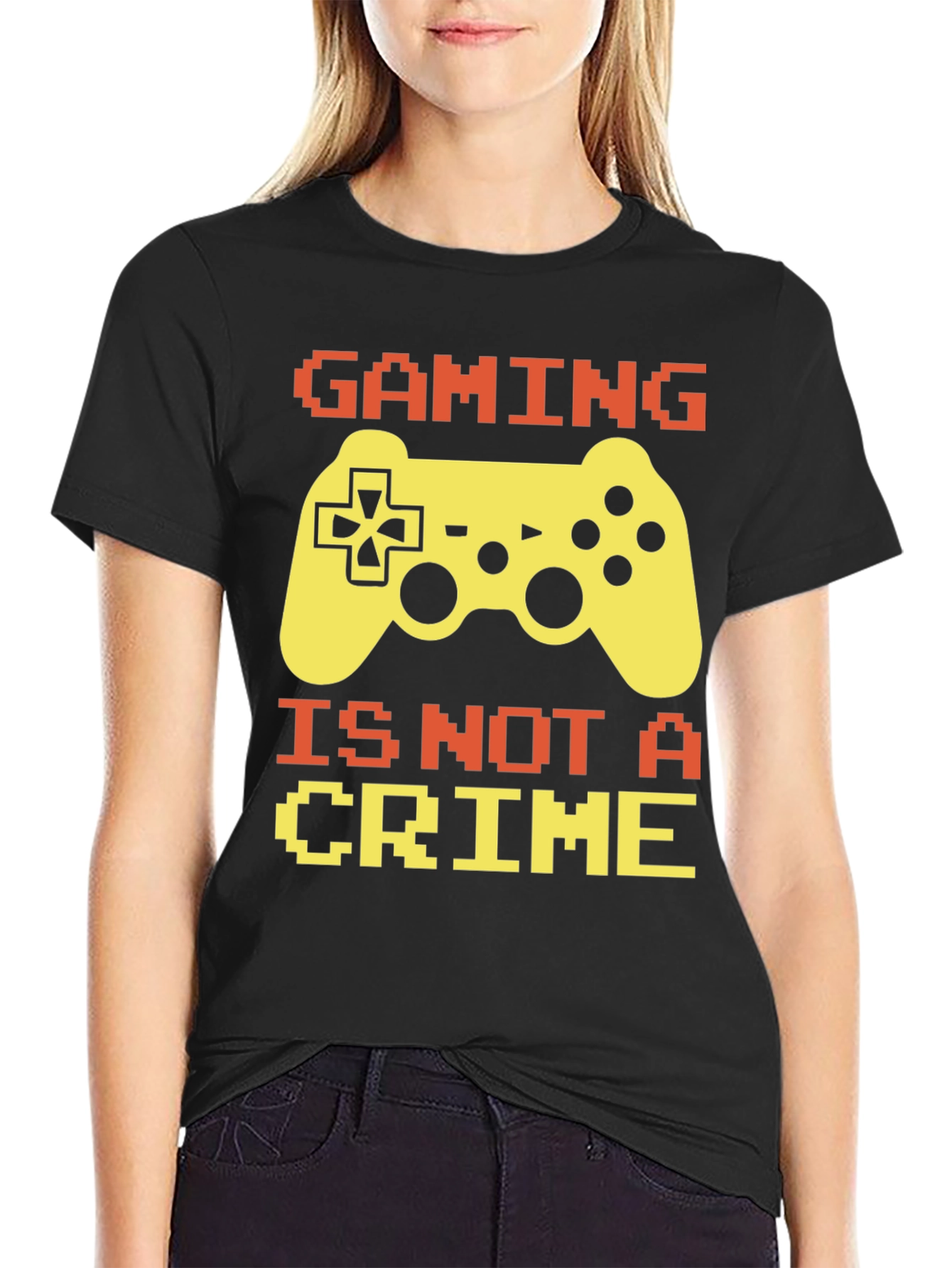 Gaming is Not A Crime T-Shirt - Gamer Tee