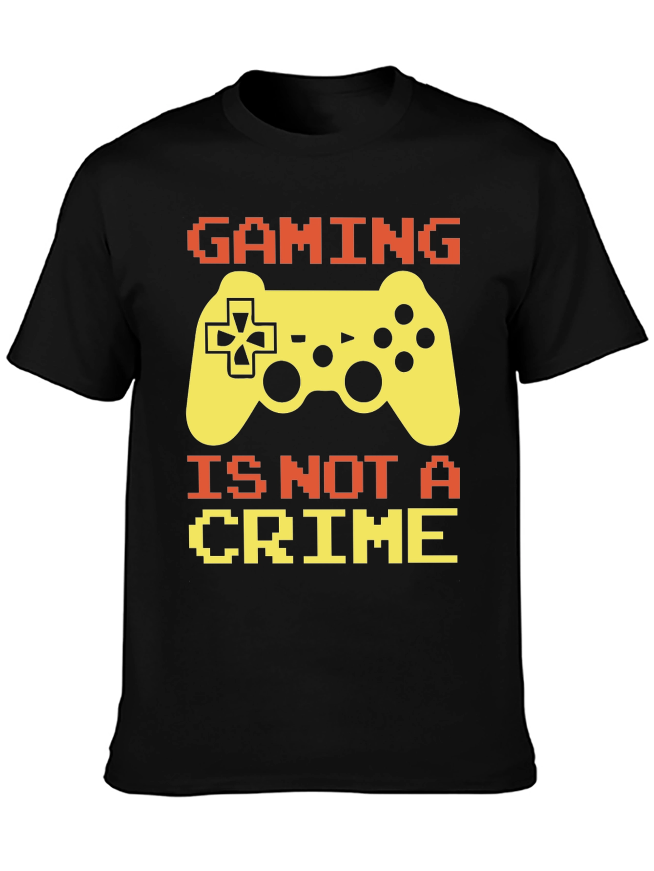 Gaming is Not A Crime T-Shirt - Gamer Tee