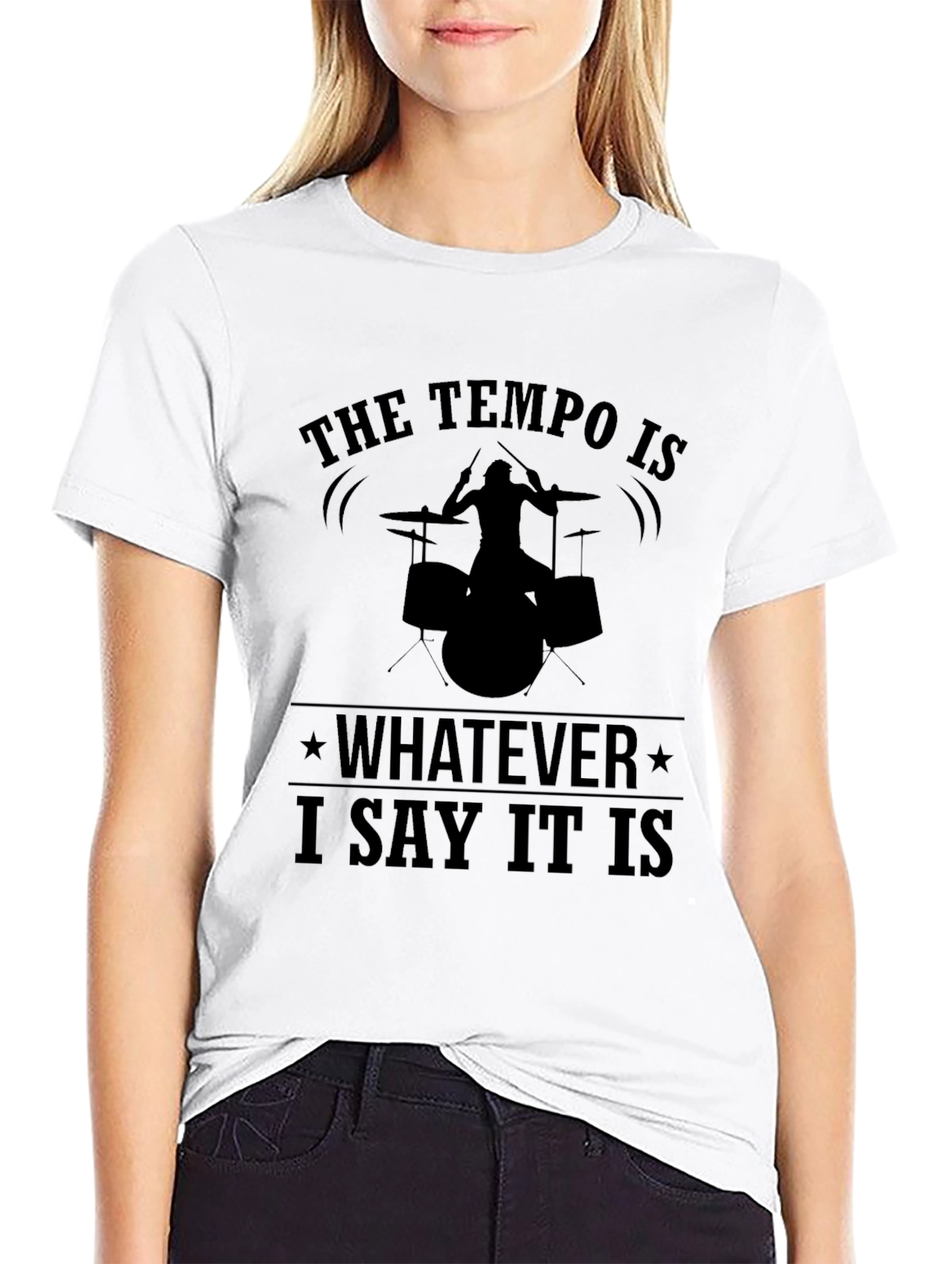 Tempo Drummer T-Shirt: I Say What It Is!