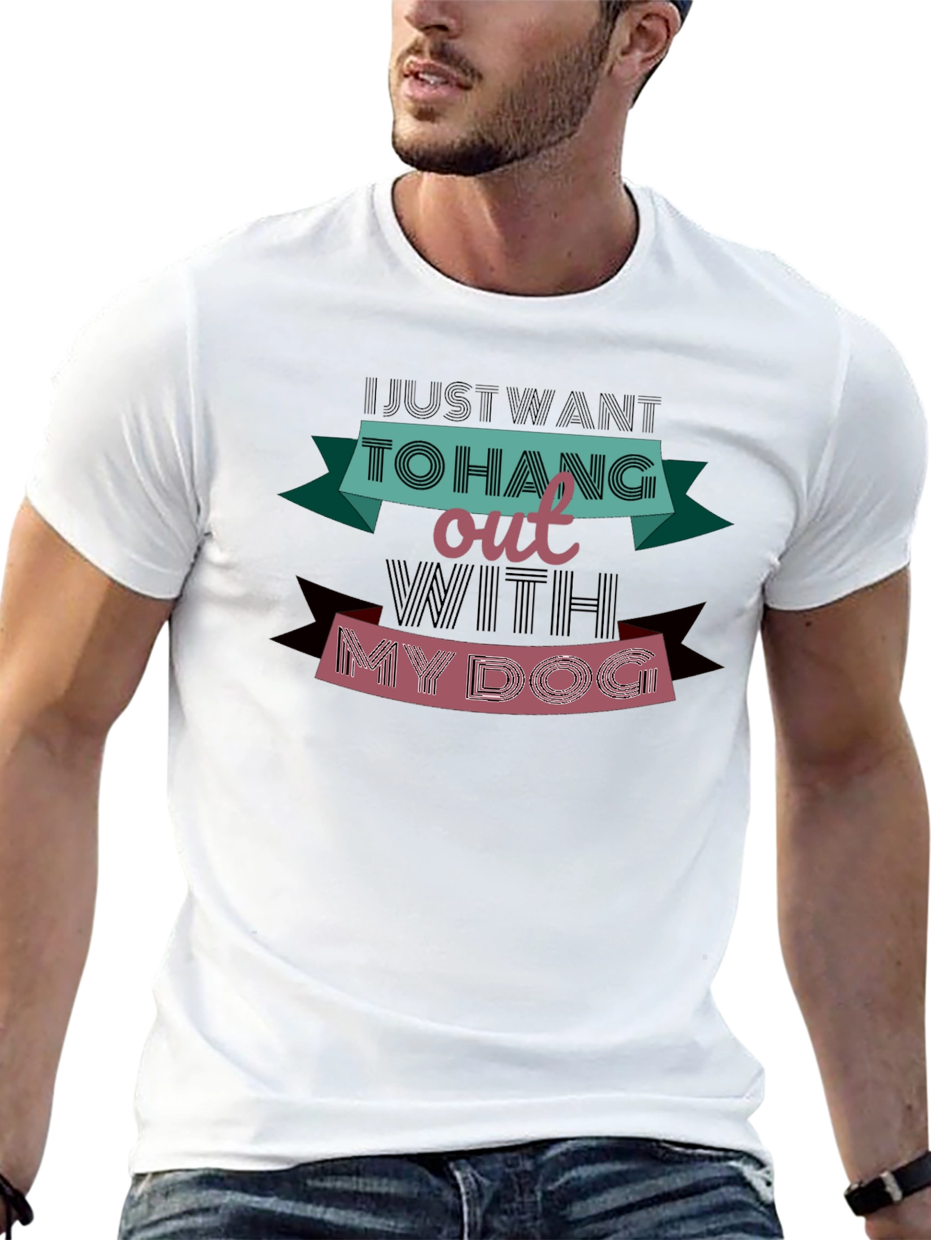 Just Want To Hang Out With My Dog T-Shirt