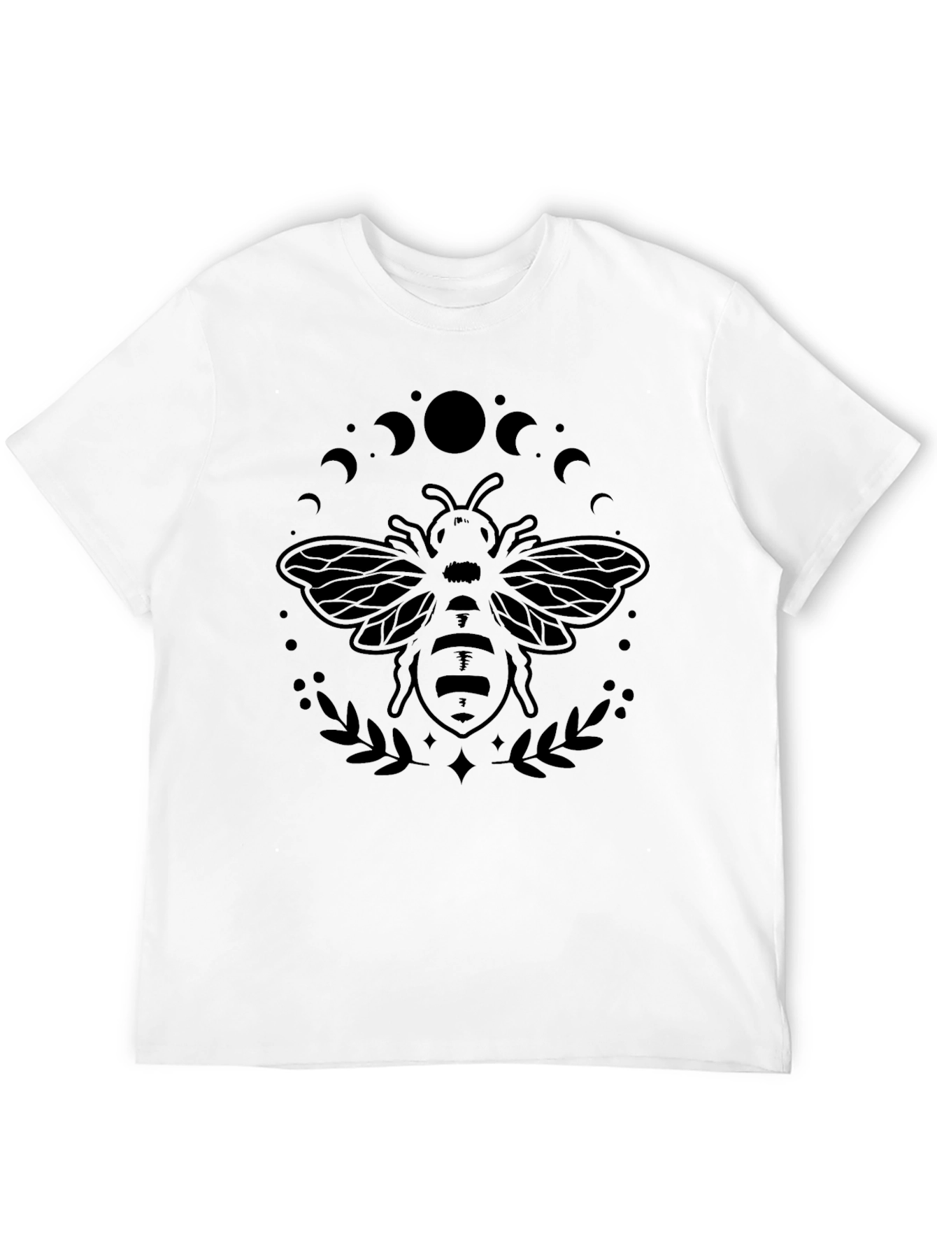 Mystic Bee Graphic Tee - Black Unisex Shirt