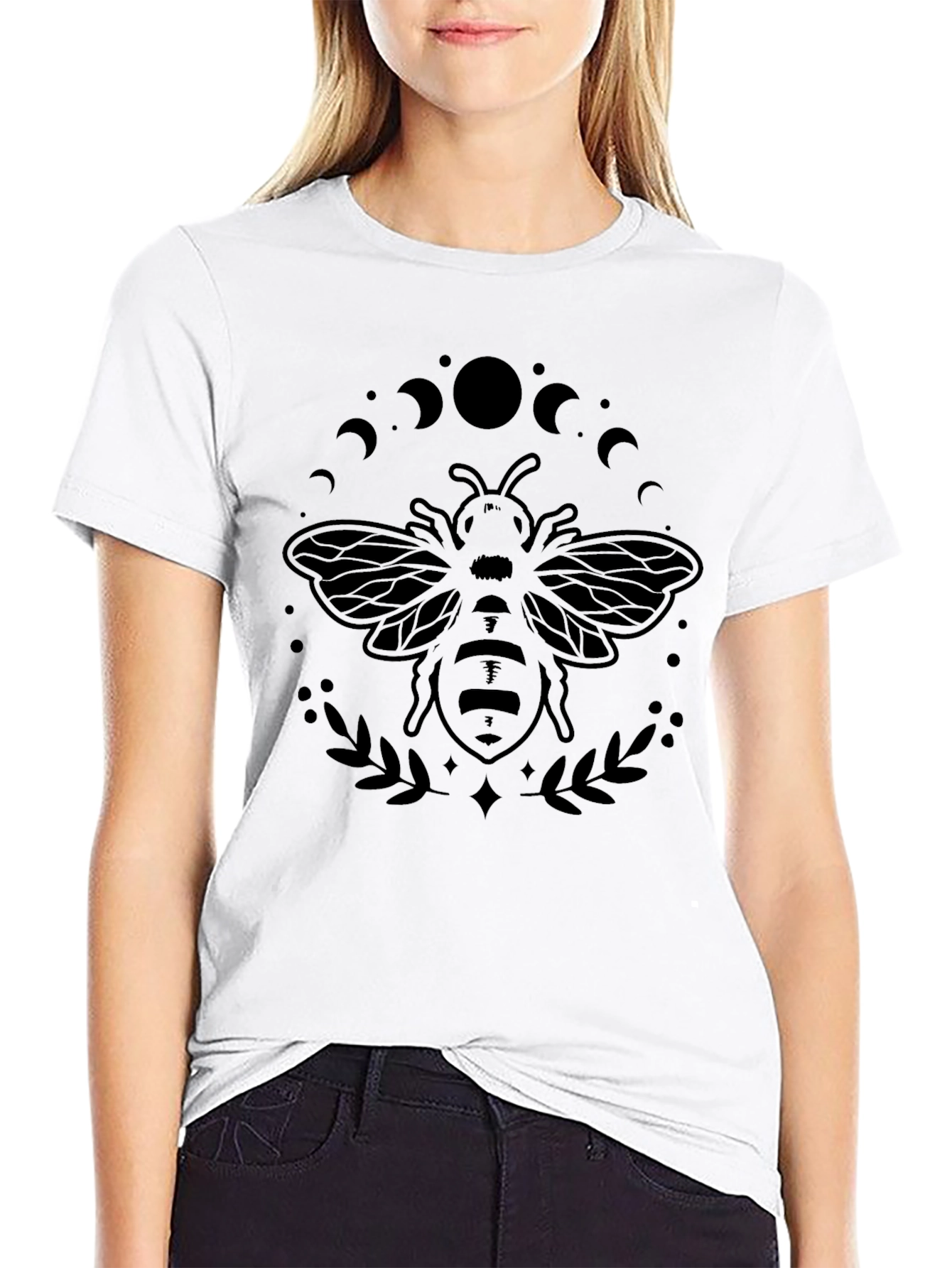 Mystic Bee Graphic Tee - Black Unisex Shirt