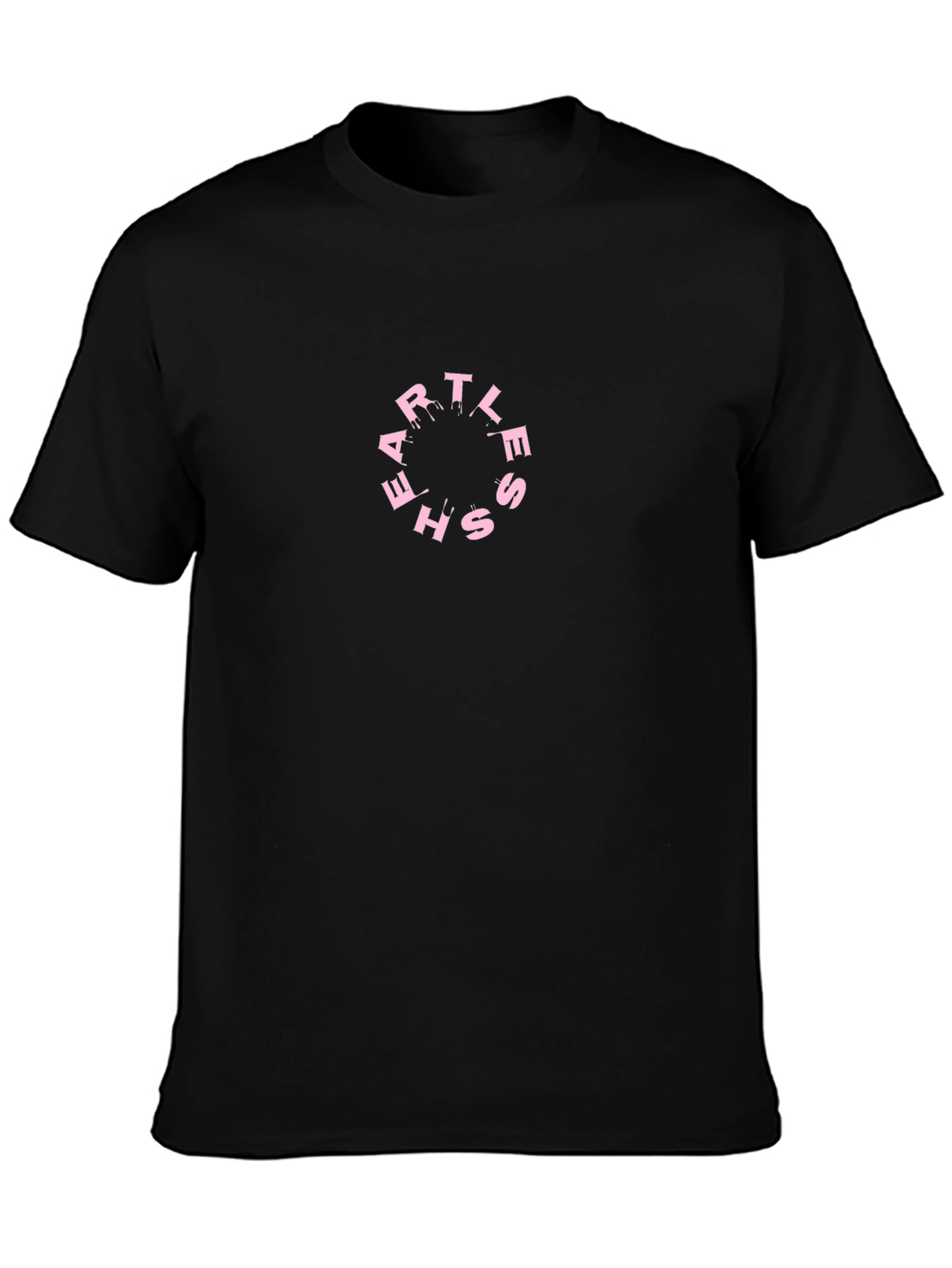 Heartless She Black Graphic Tee