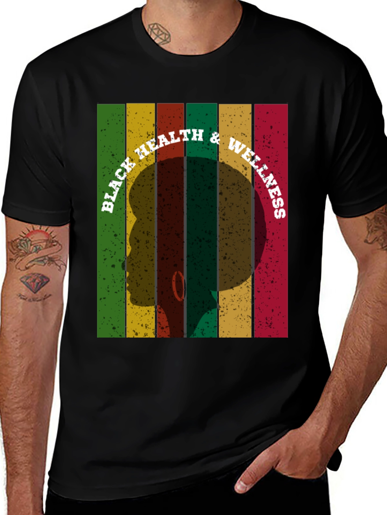 Black Health & Wellness Graphic Tee