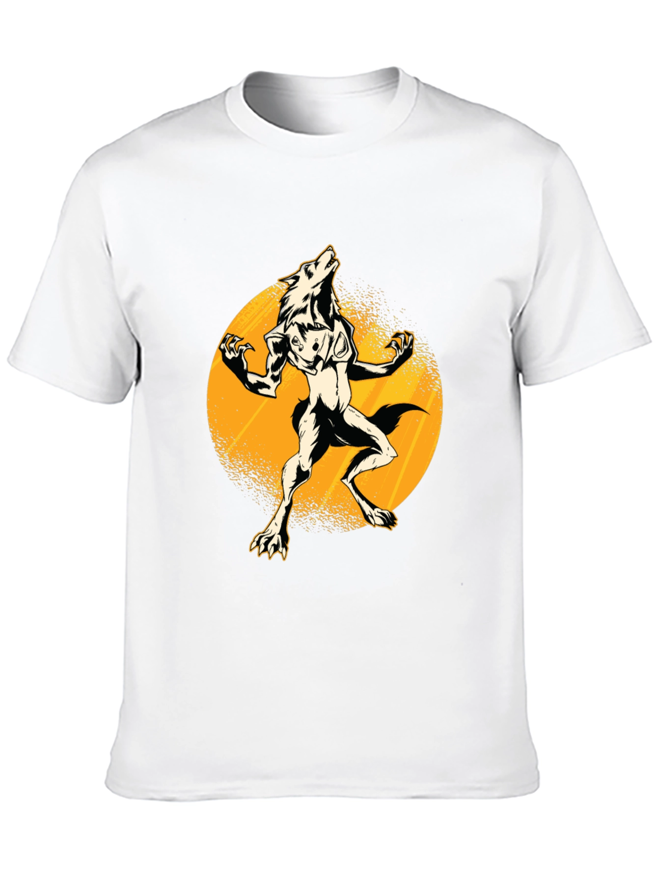 Werewolf Moon Black T-Shirt