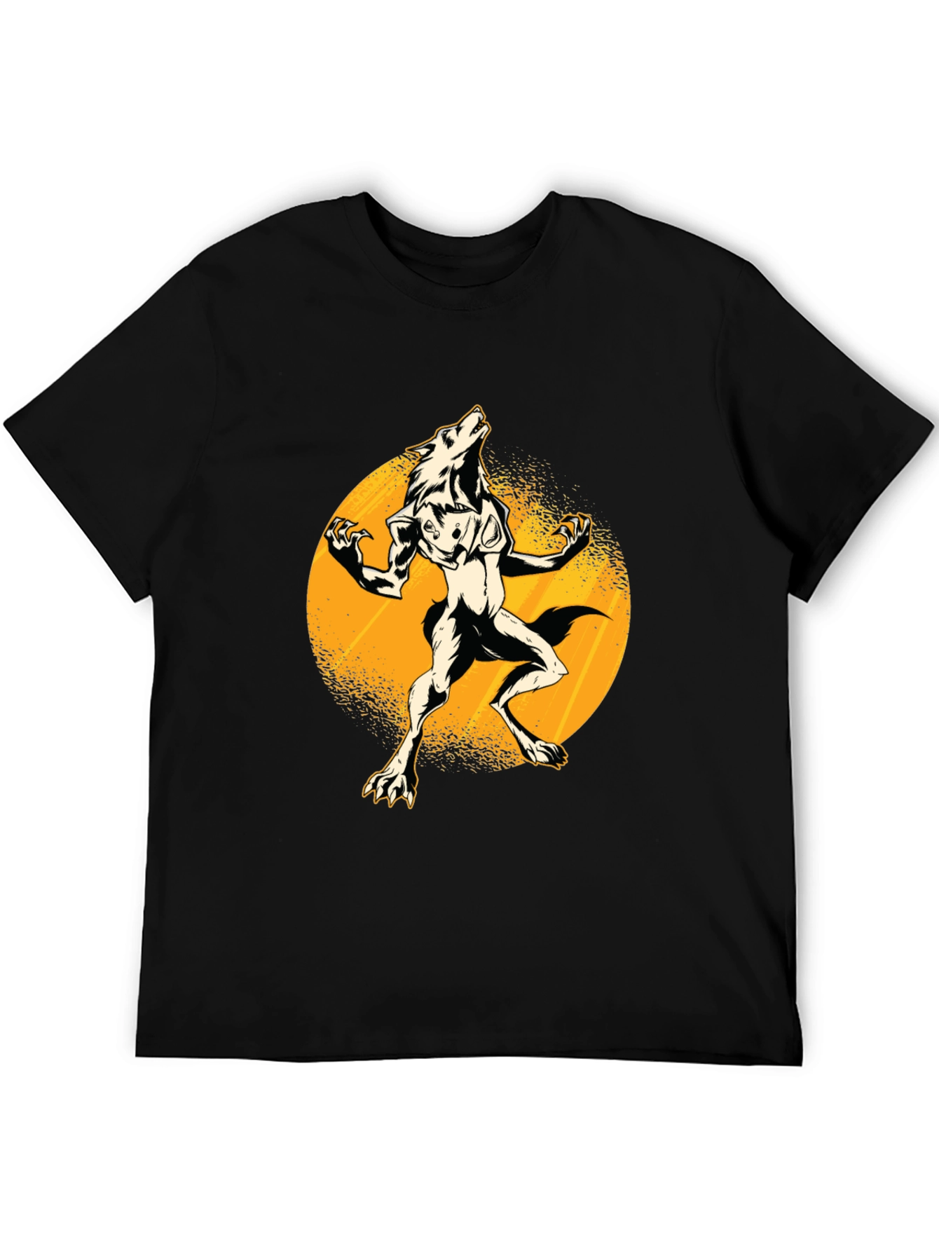 Werewolf Moon Black T-Shirt