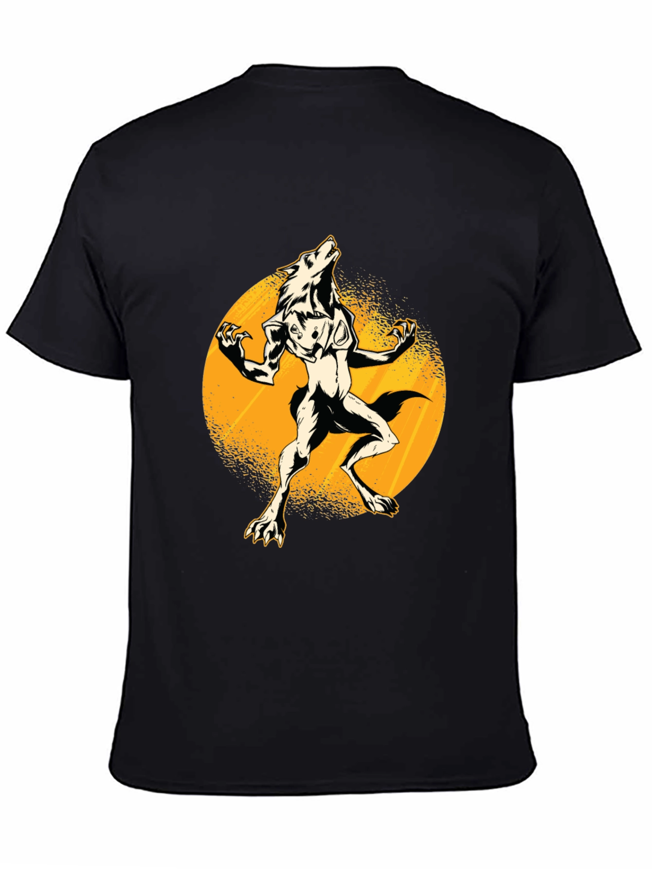 Werewolf Moon Black T-Shirt