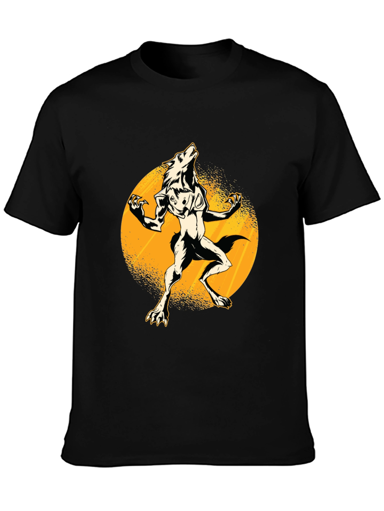 Werewolf Moon Black T-Shirt