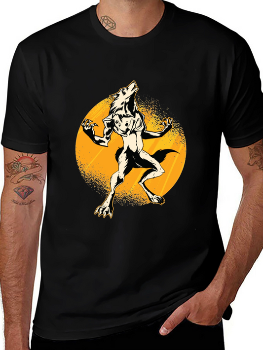 Werewolf Moon Black T-Shirt
