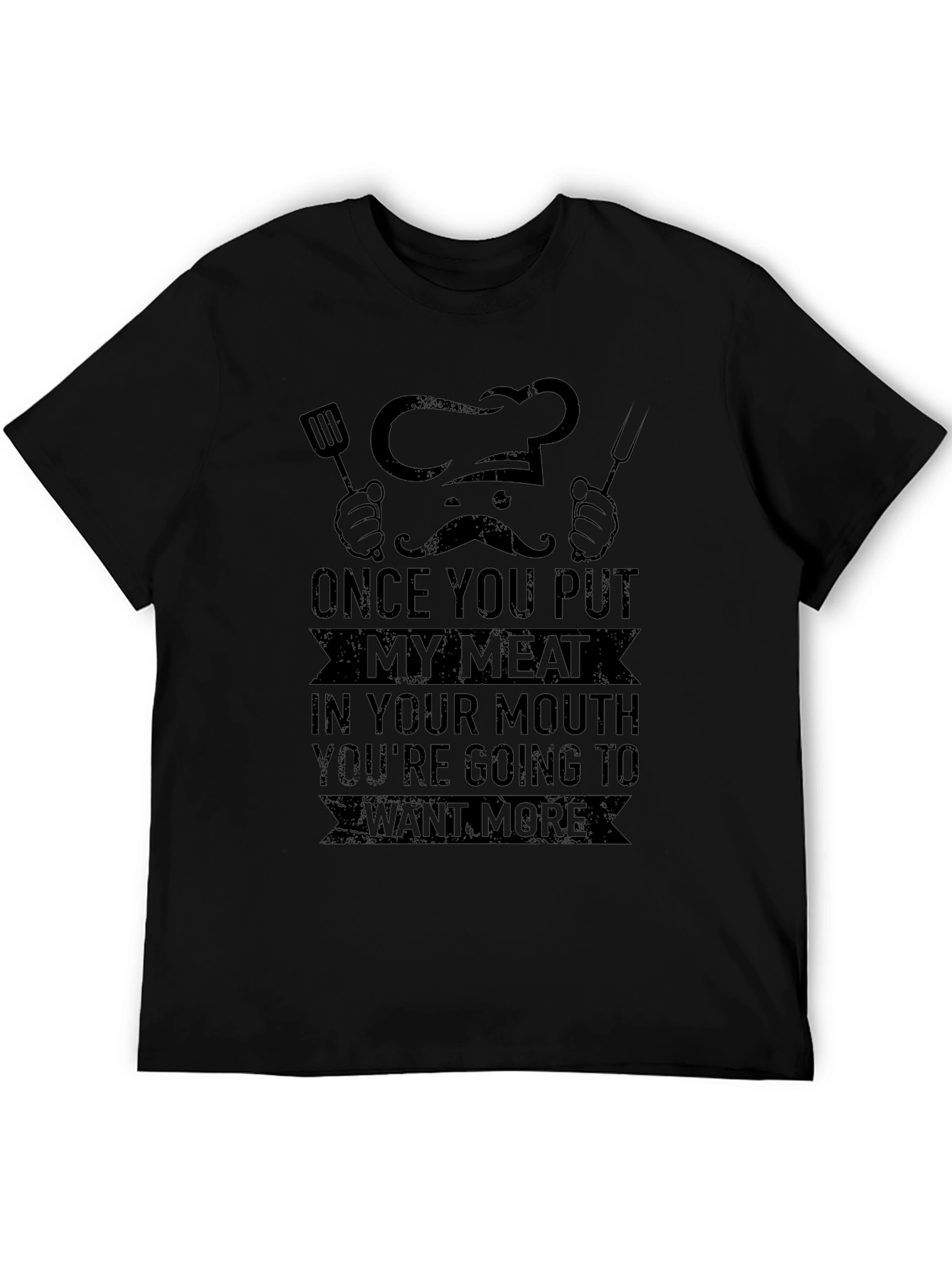 Funny My Meat Chef Graphic T-Shirt