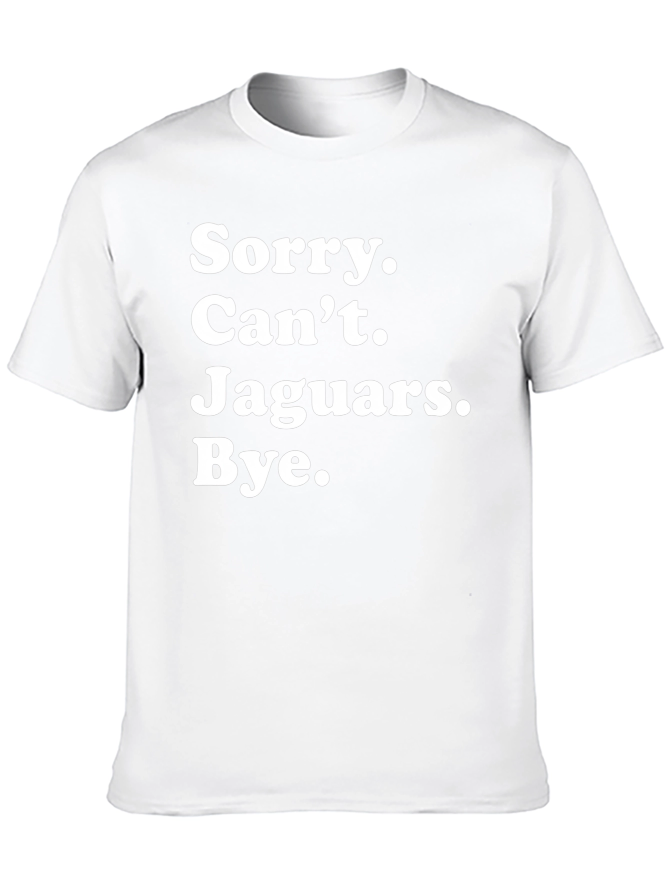Sorry Cant Jaguars Bye T-Shirt