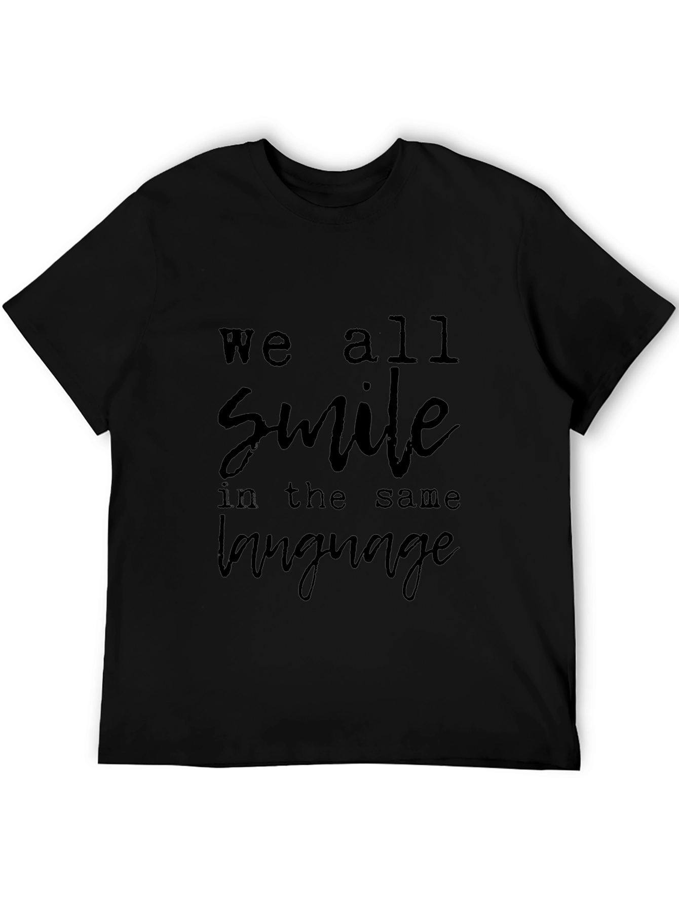 We All Smile T-Shirt - Soft Cotton Blend