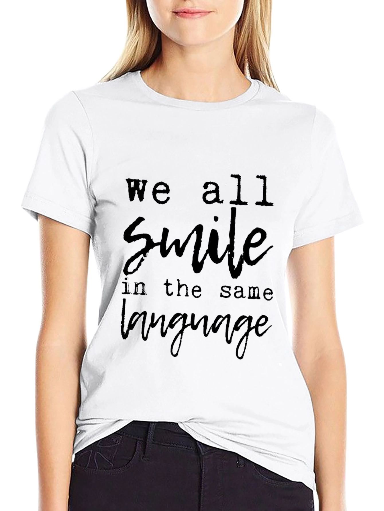 We All Smile T-Shirt - Soft Cotton Blend