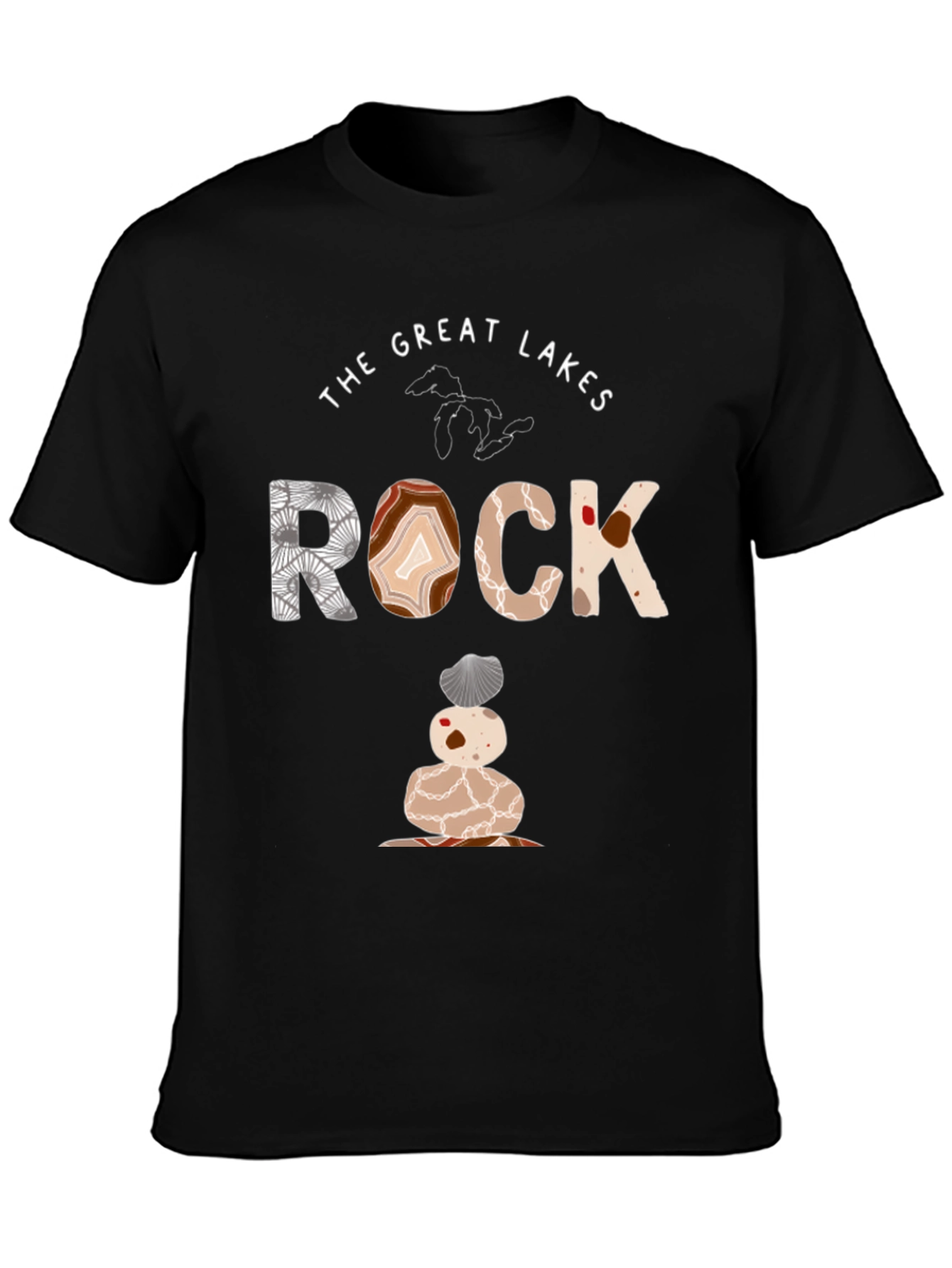 The Great Lakes Rock Graphic Tee