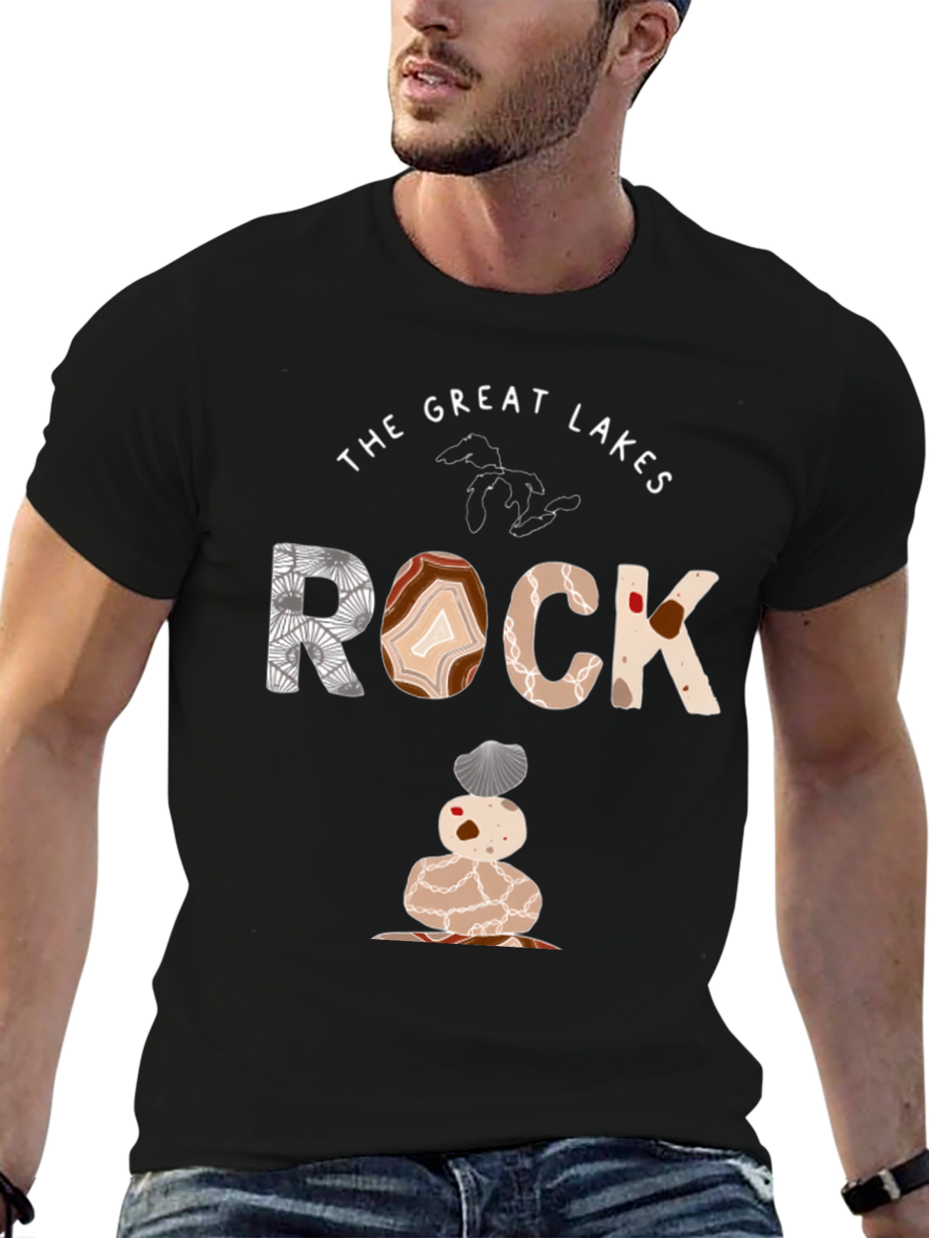 The Great Lakes Rock Graphic Tee