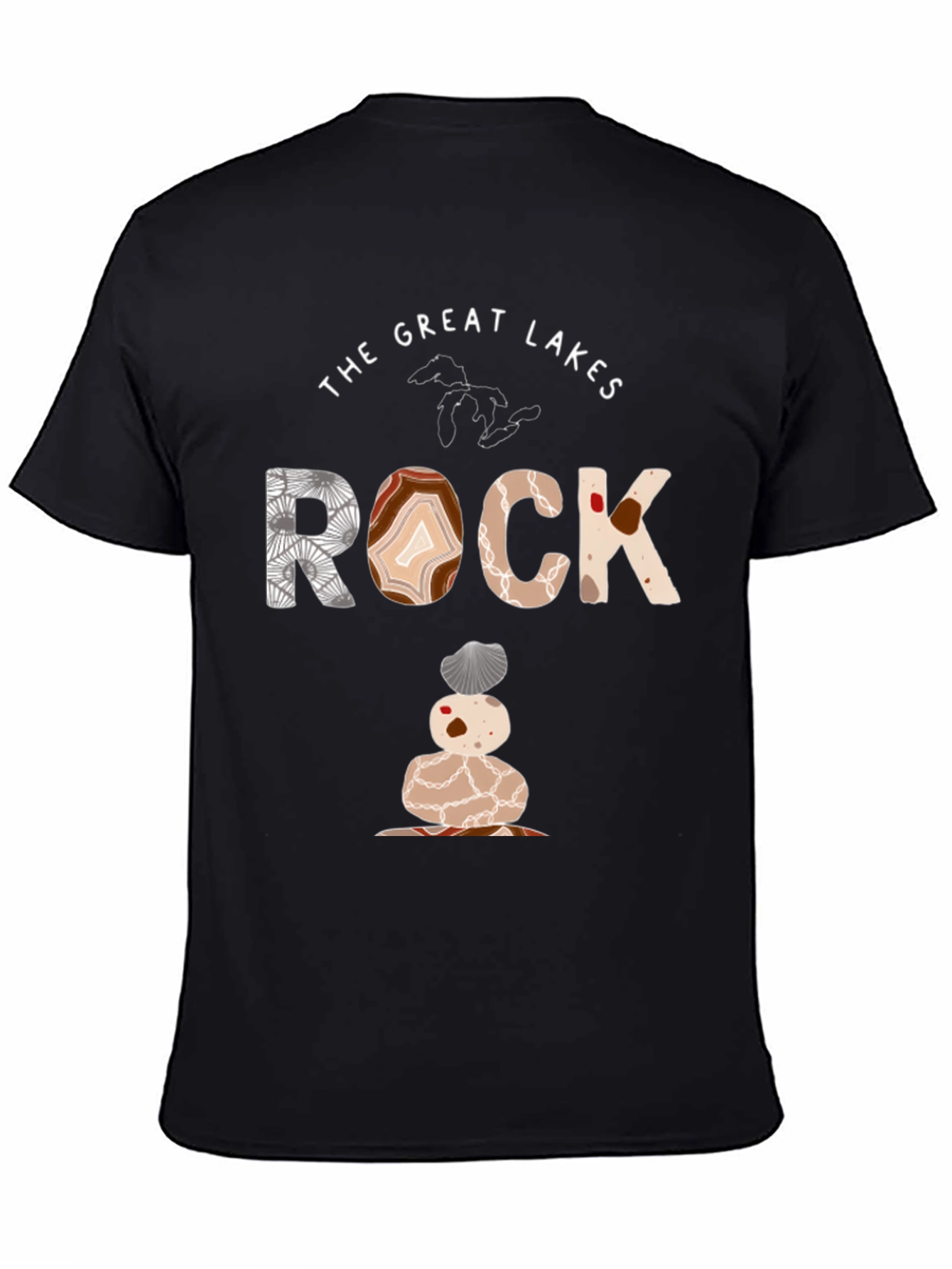The Great Lakes Rock Graphic Tee