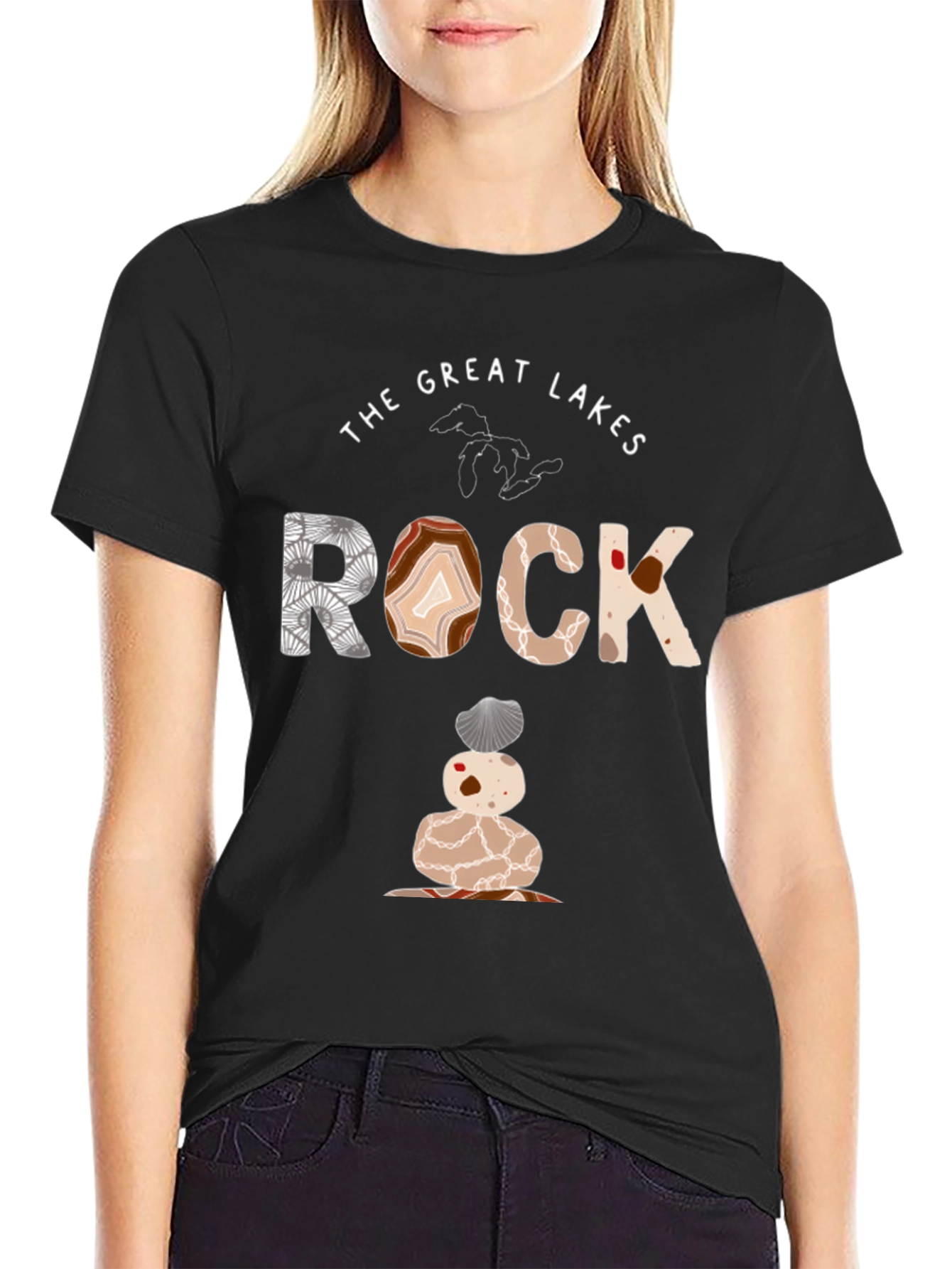 The Great Lakes Rock Graphic Tee