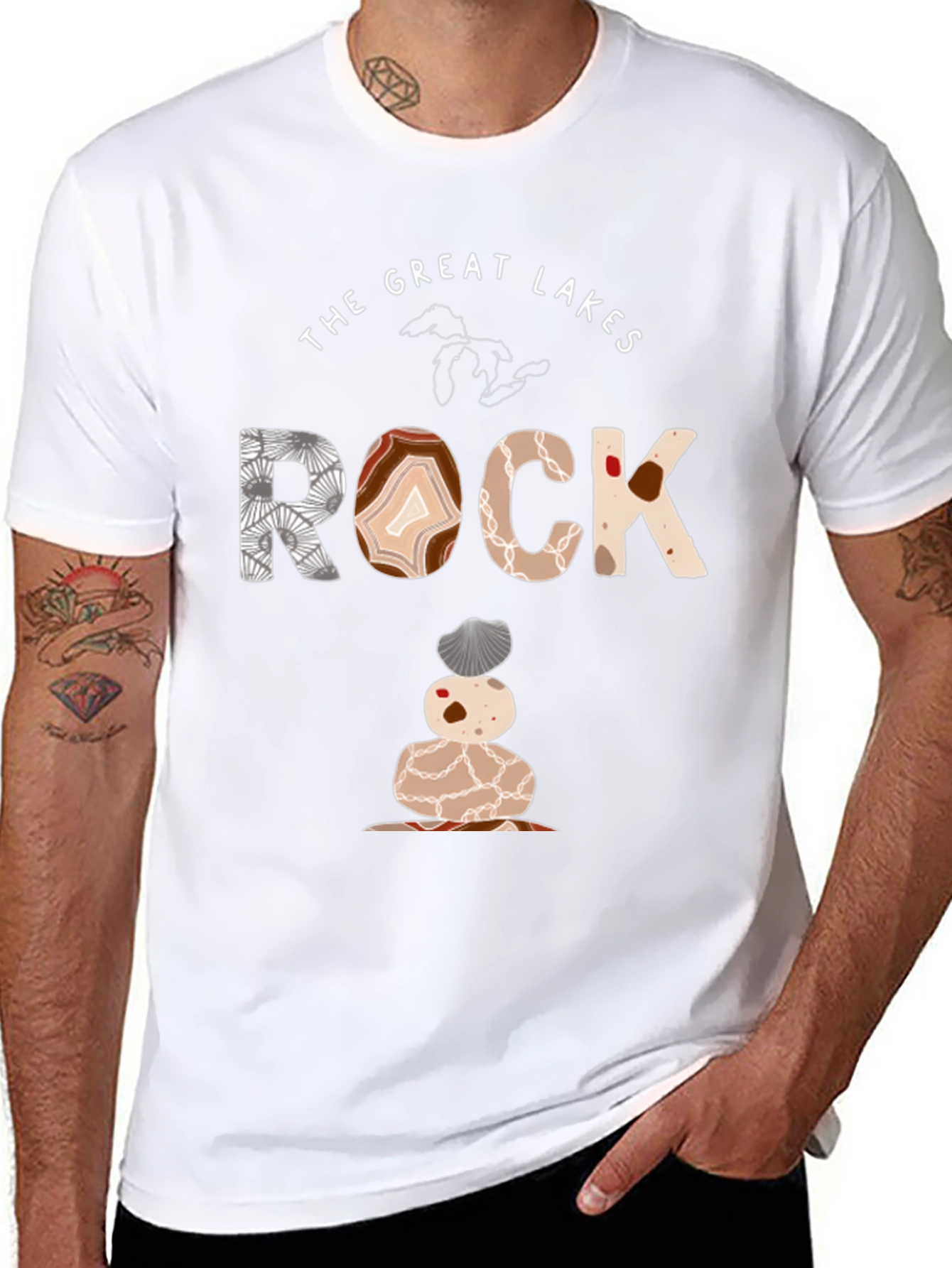 The Great Lakes Rock Graphic Tee