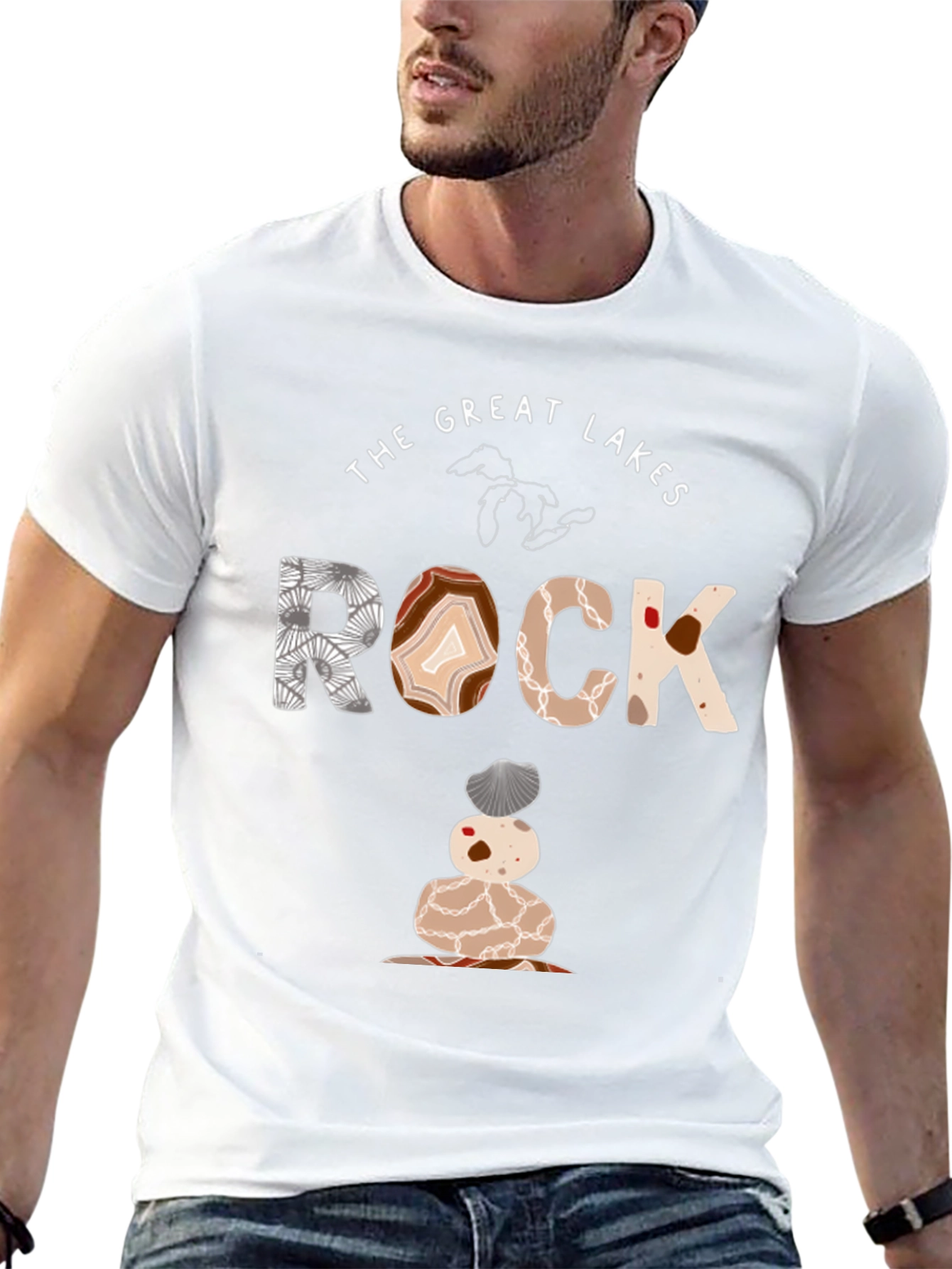 The Great Lakes Rock Graphic Tee